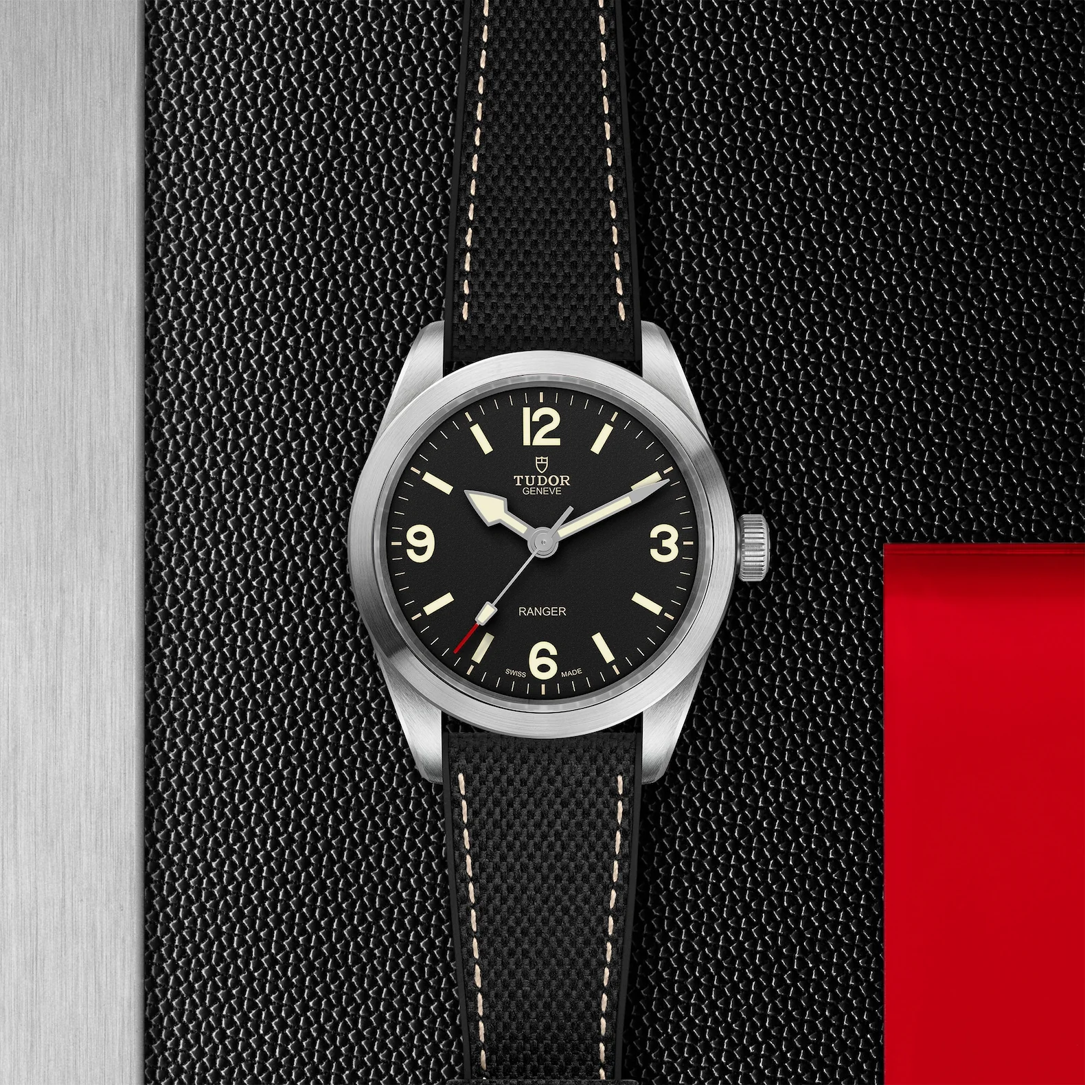 TUDOR Ranger 39mm Chronometer Stainless Steel Automatic Watch M79950-0002 - Image 2