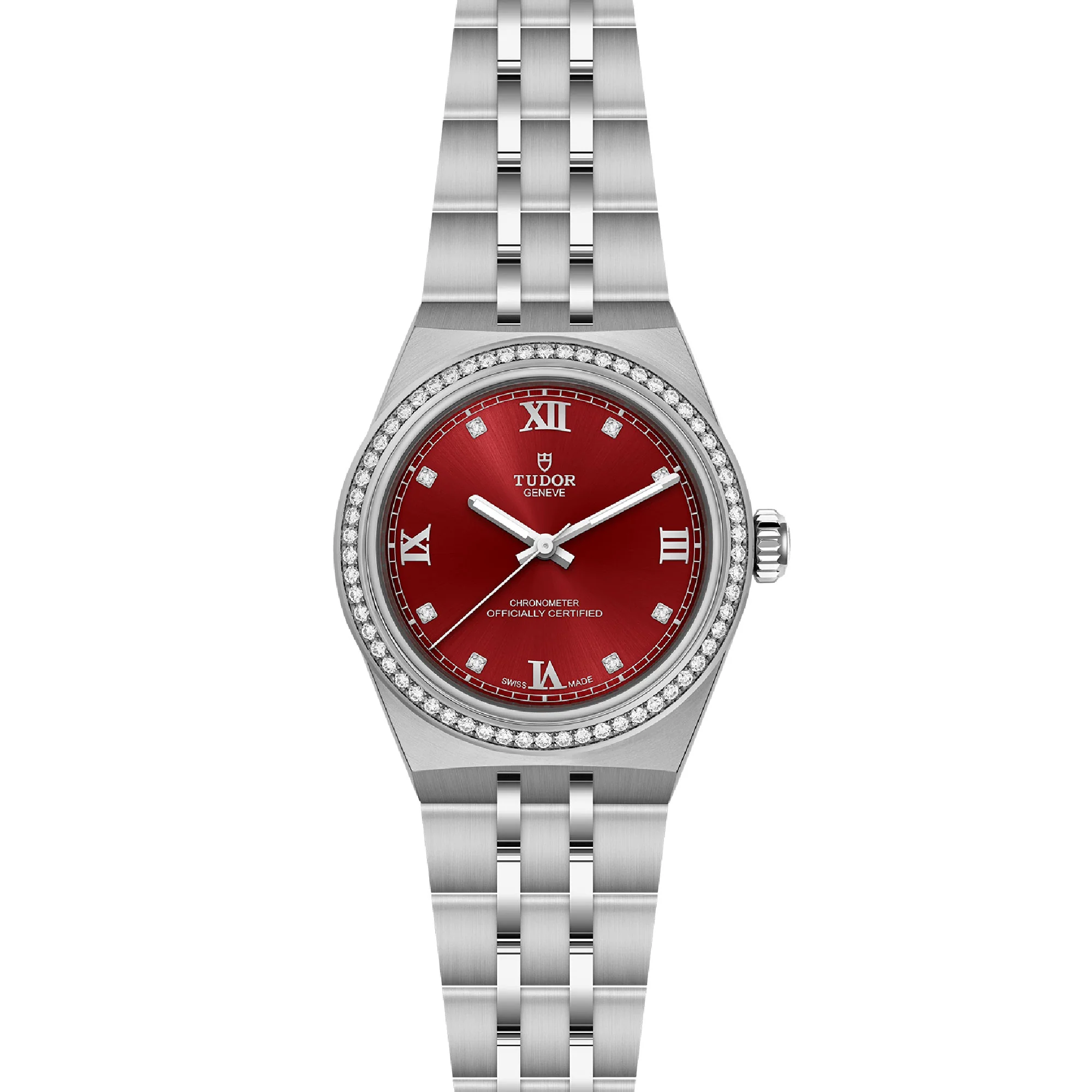 TUDOR Royal 30mm Stainless Steel Diamond Master Chronometer Automatic Watch M2830A1S0-0002 - Image 2