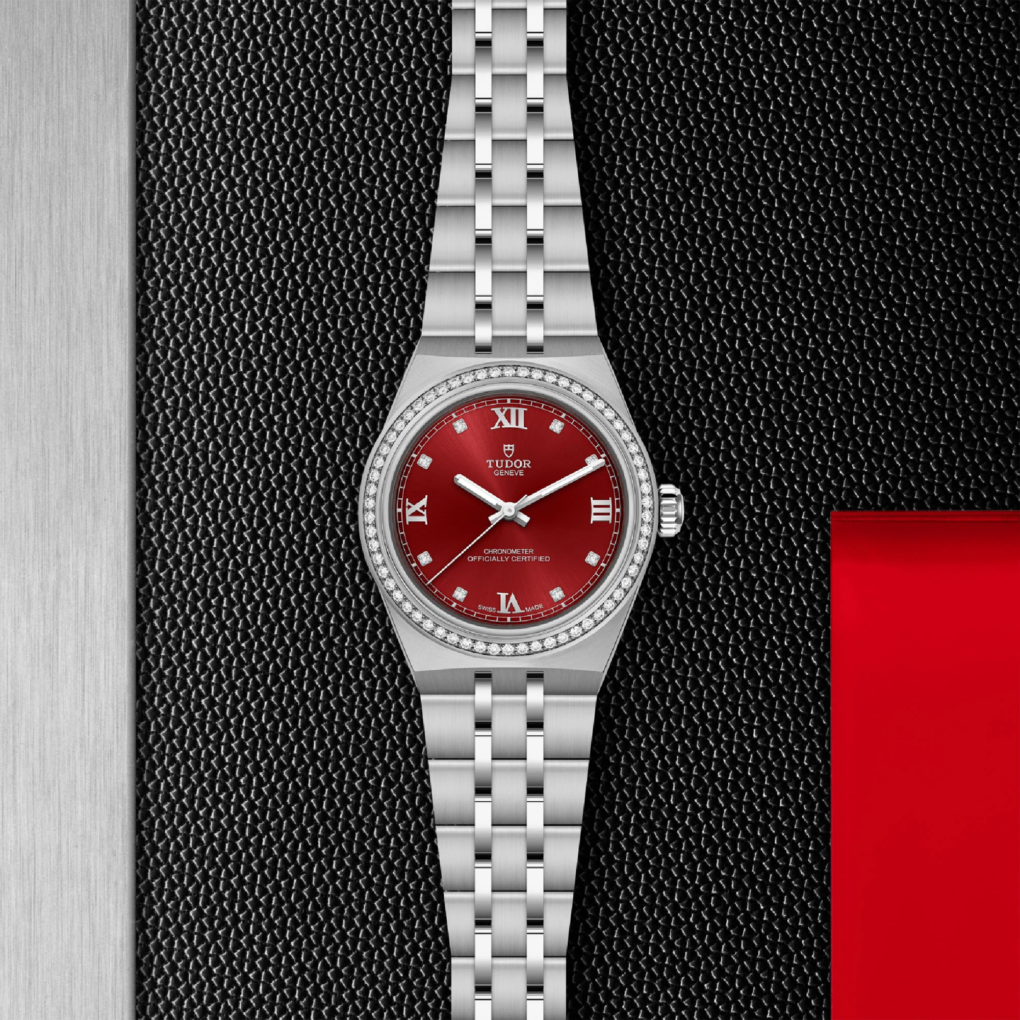 TUDOR Royal 30mm Stainless Steel Diamond Master Chronometer Automatic Watch M2830A1S0-0002 - Image 3