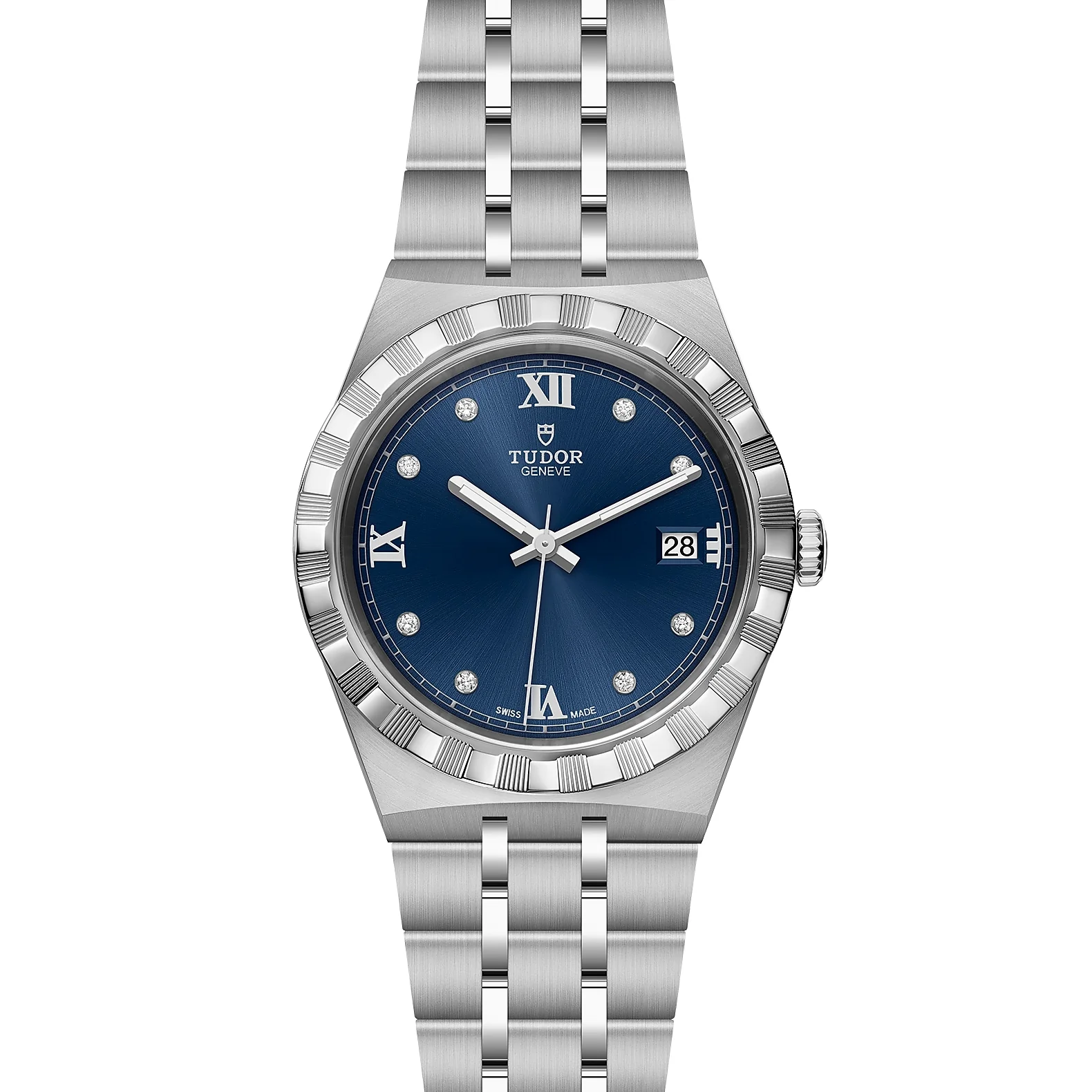 TUDOR Royal 38mm Steel Diamond Automatic Watch M28500-0006 - Image 3