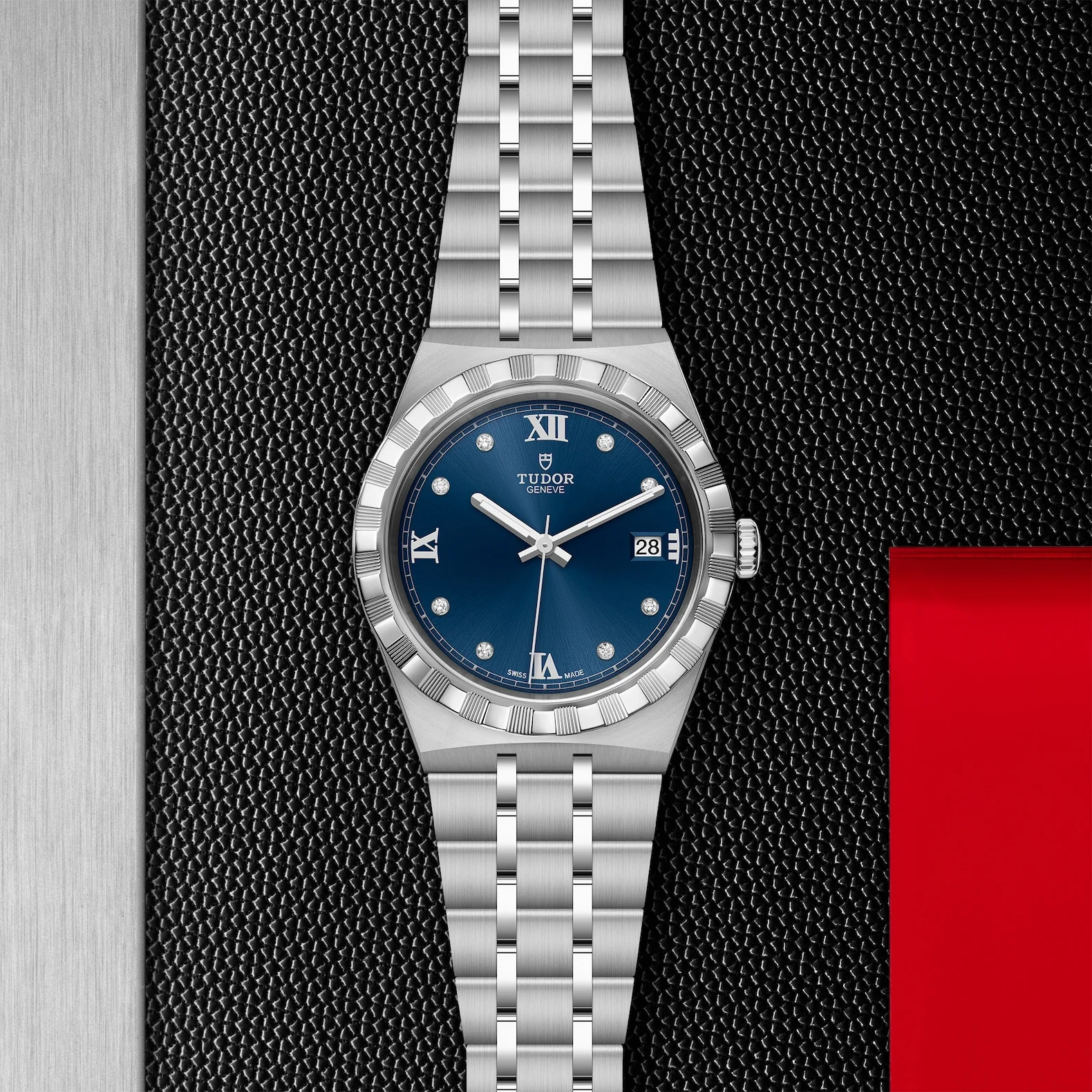 TUDOR Royal 38mm Steel Diamond Automatic Watch M28500-0006 - Image 4
