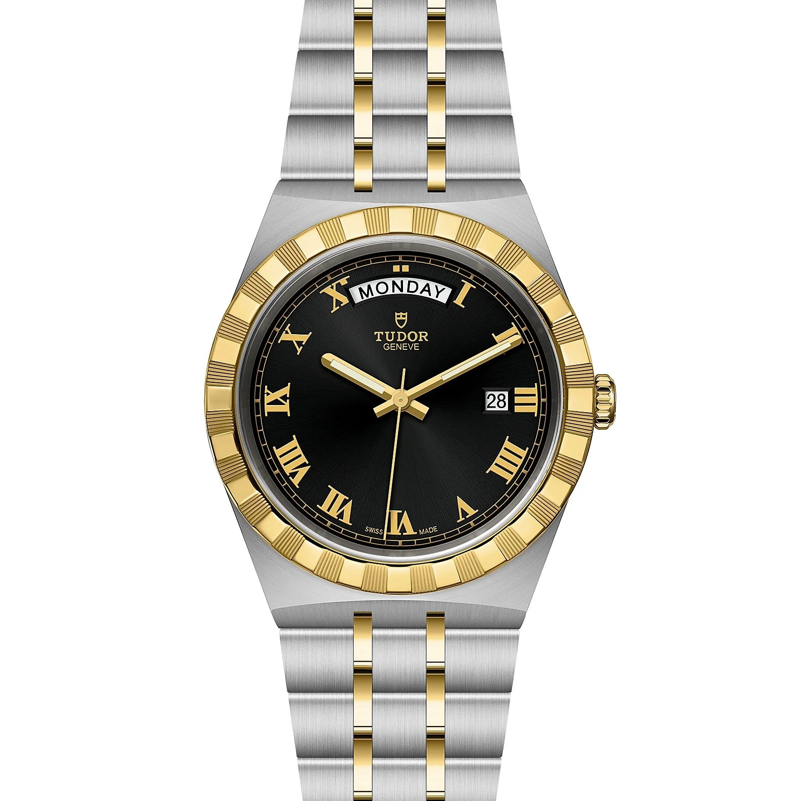 TUDOR Royal 41mm Yellow Gold and Steel Day Date Automatic Watch M28603-0003 - Image 3