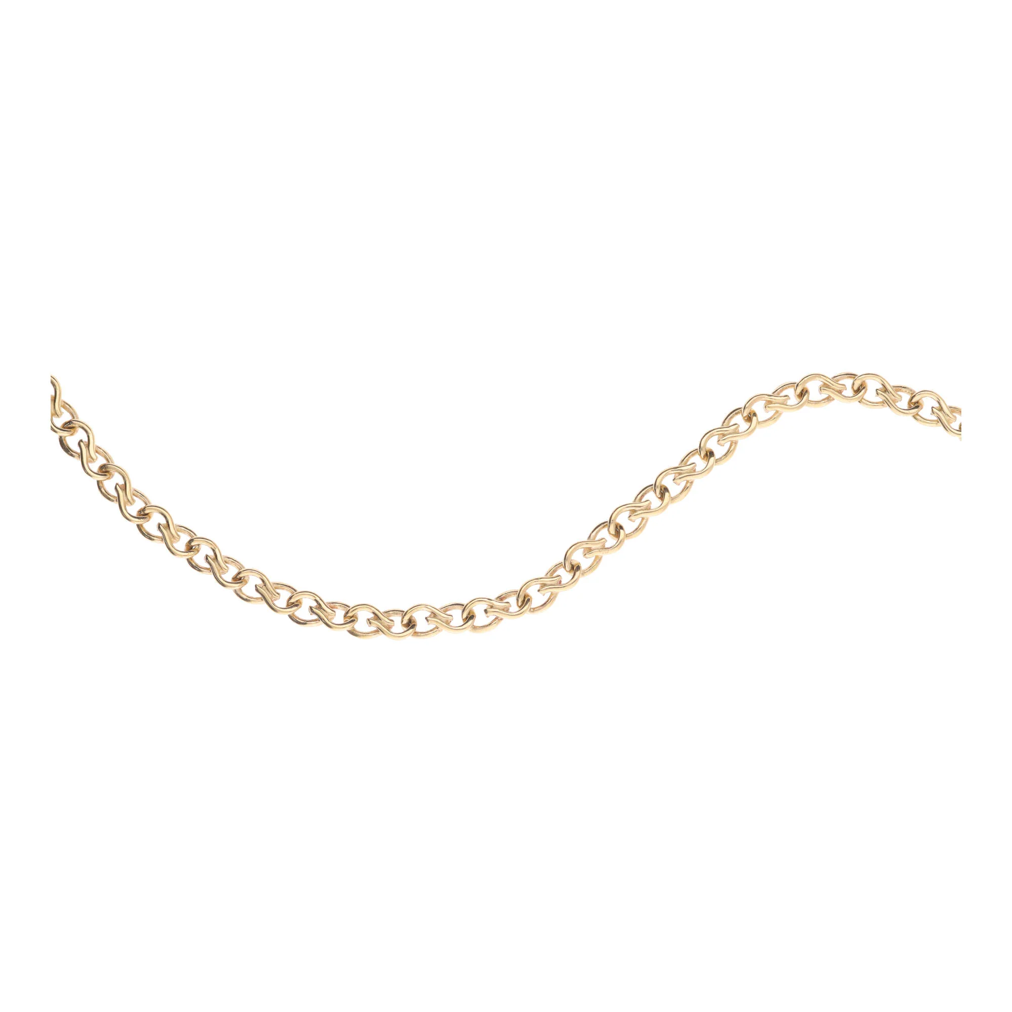 Twisted Teardrop 18ct Yellow Gold Necklace - Image 3