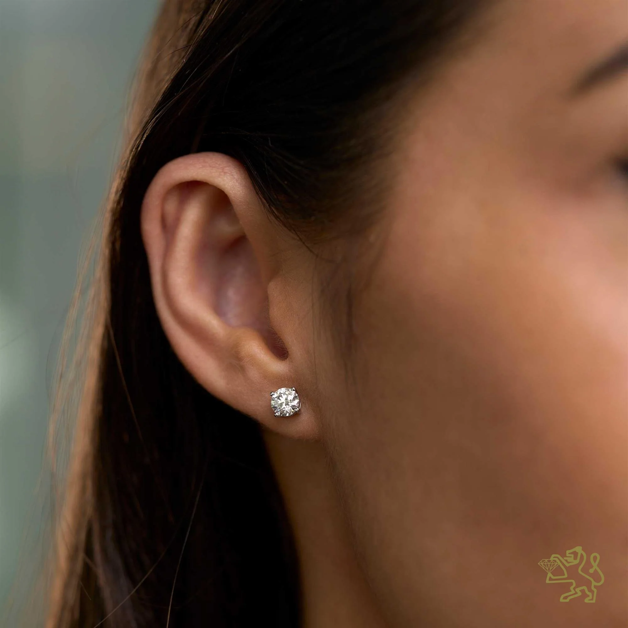 Windsor 0.80ct Diamond Platinum Earrings - Image 2