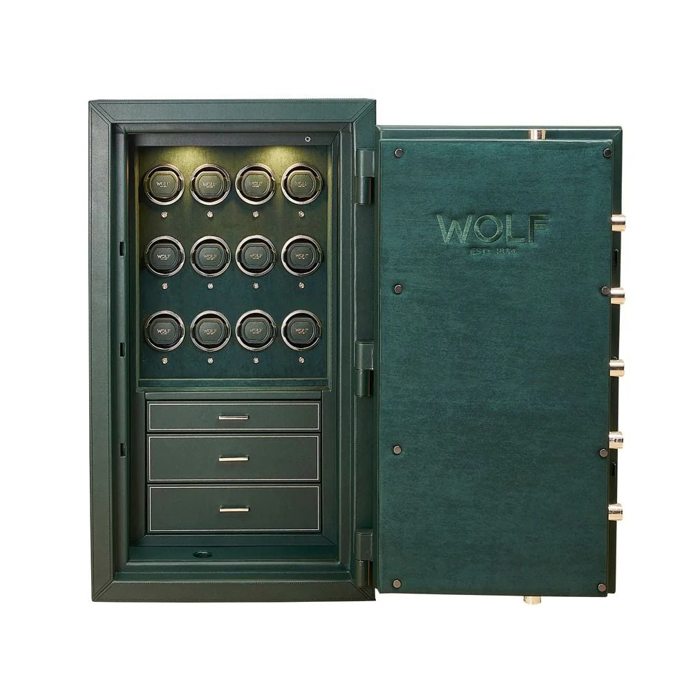 WOLF Athos 12 Piece Watch Winder and Jewellery Safe - ONLINE EXCLUSIVE