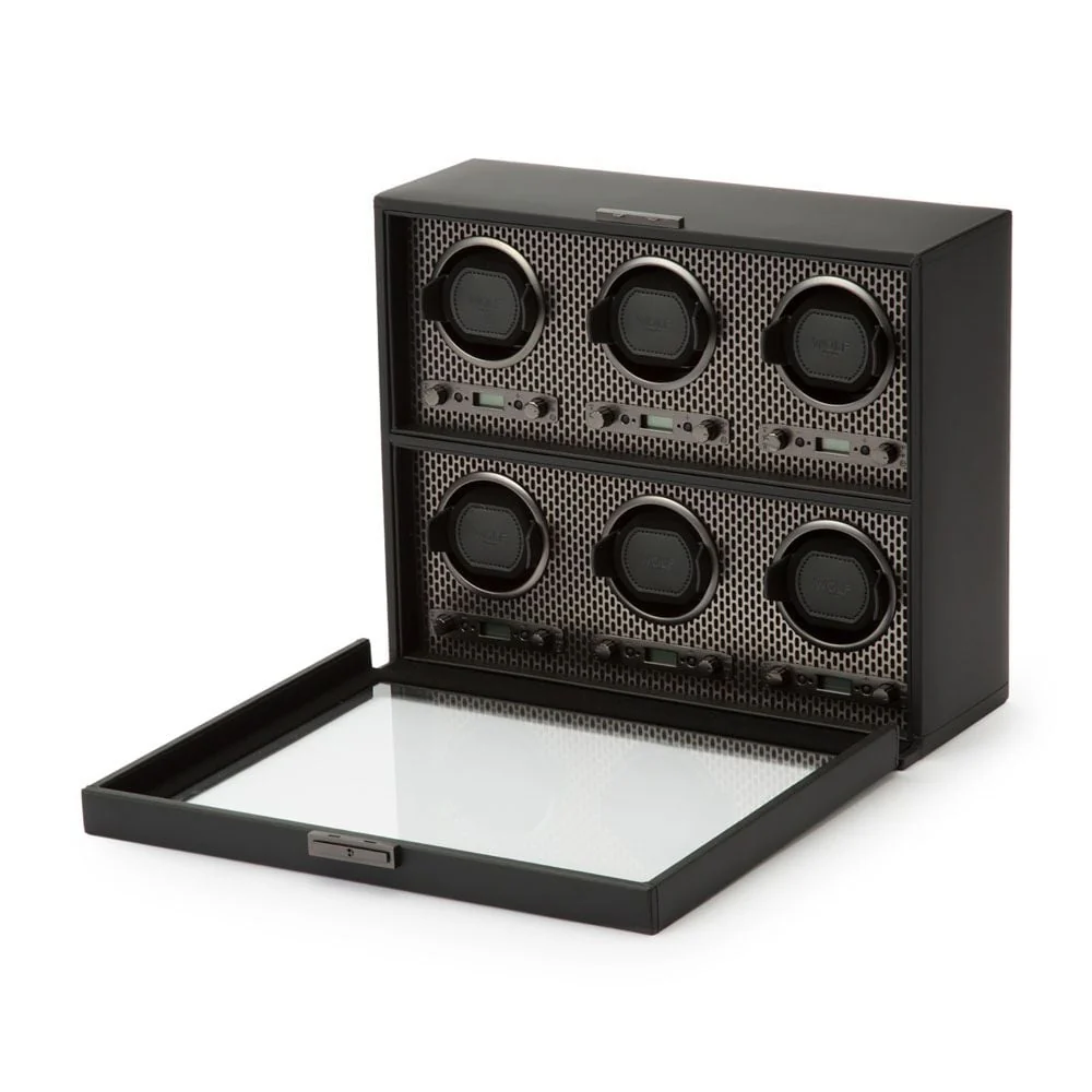 WOLF Axis 6 Piece Powder Coat Watch Winder - ONLINE EXCLUSIVE - Image 2