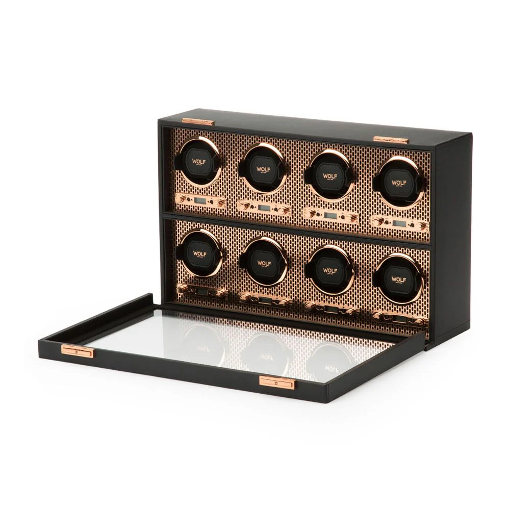WOLF Axis 8 Piece Copper Watch Winder - ONLINE EXCLUSIVE - Image 2