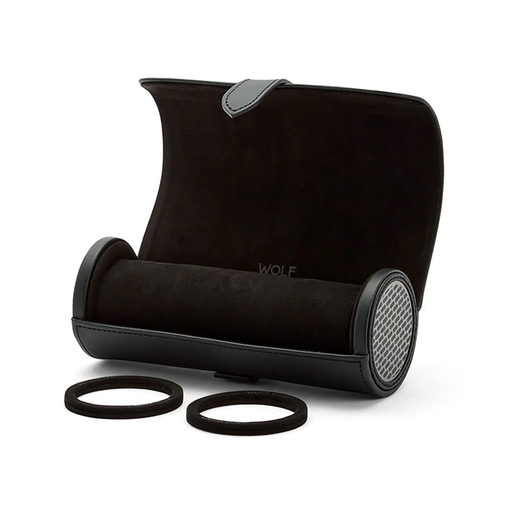 Wolf Axis Powder Coat Black Triple Watch Roll - Image 5