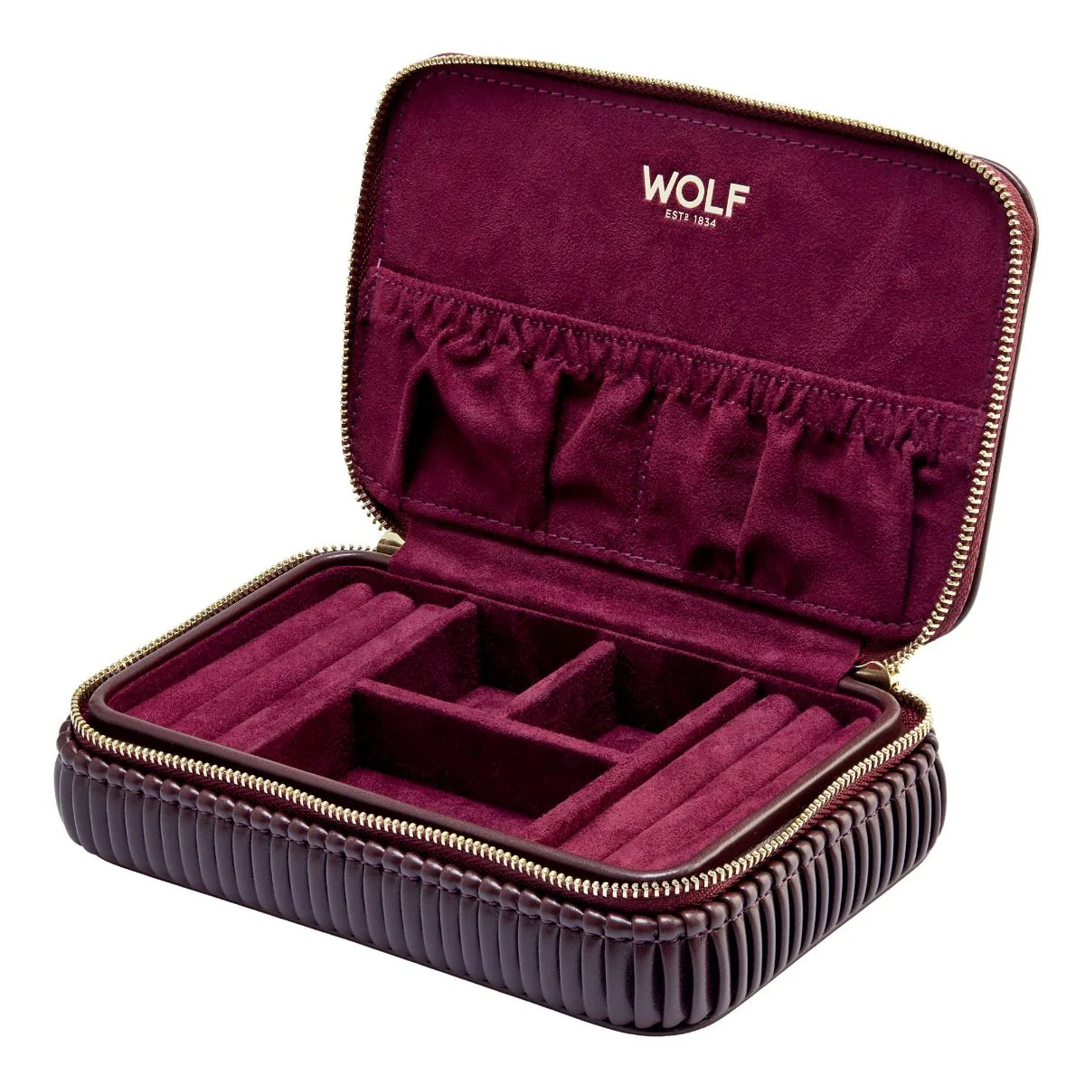 WOLF Bella Bordeaux Zip Case - Image 3
