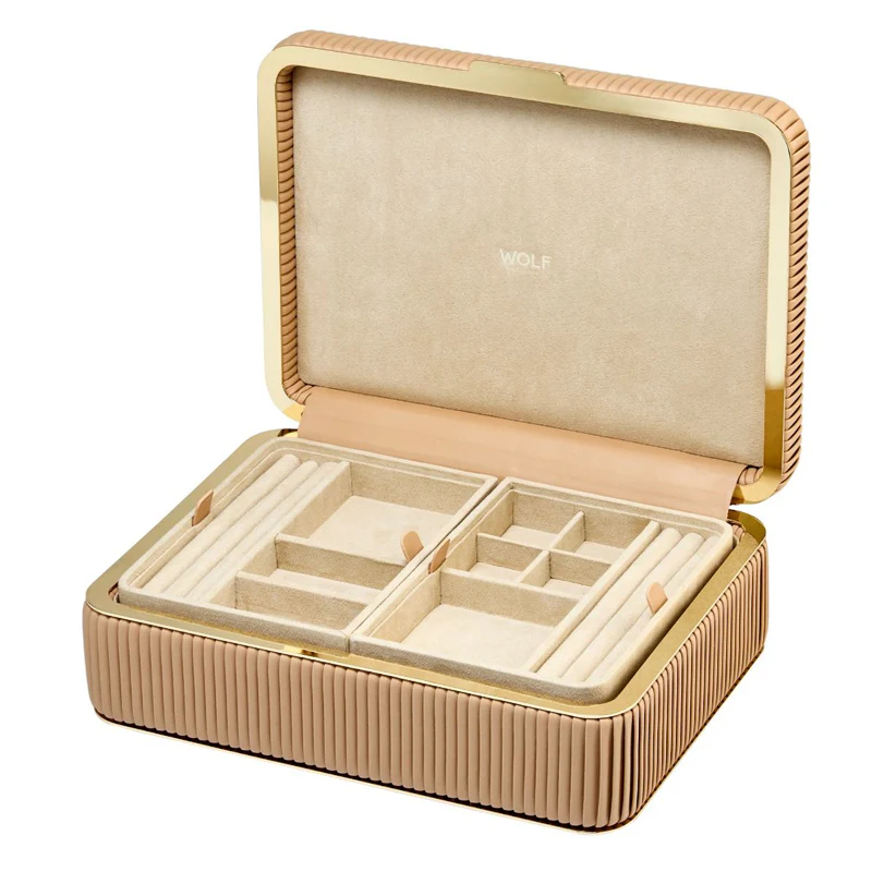 WOLF Bella Medium Mocha Jewellery Box - Image 4