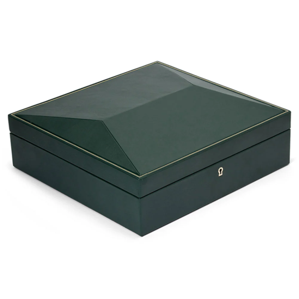 Wolf British Racing Green 15 Piece Watch Box - Image 3