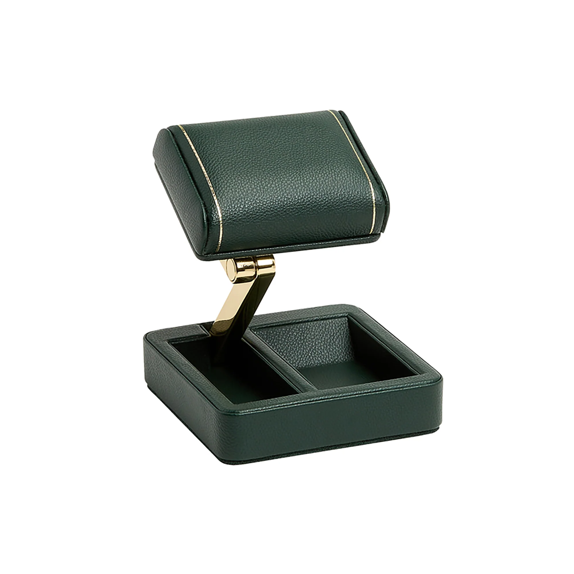 WOLF British Racing Green Single Travel Watch Stand - Image 3
