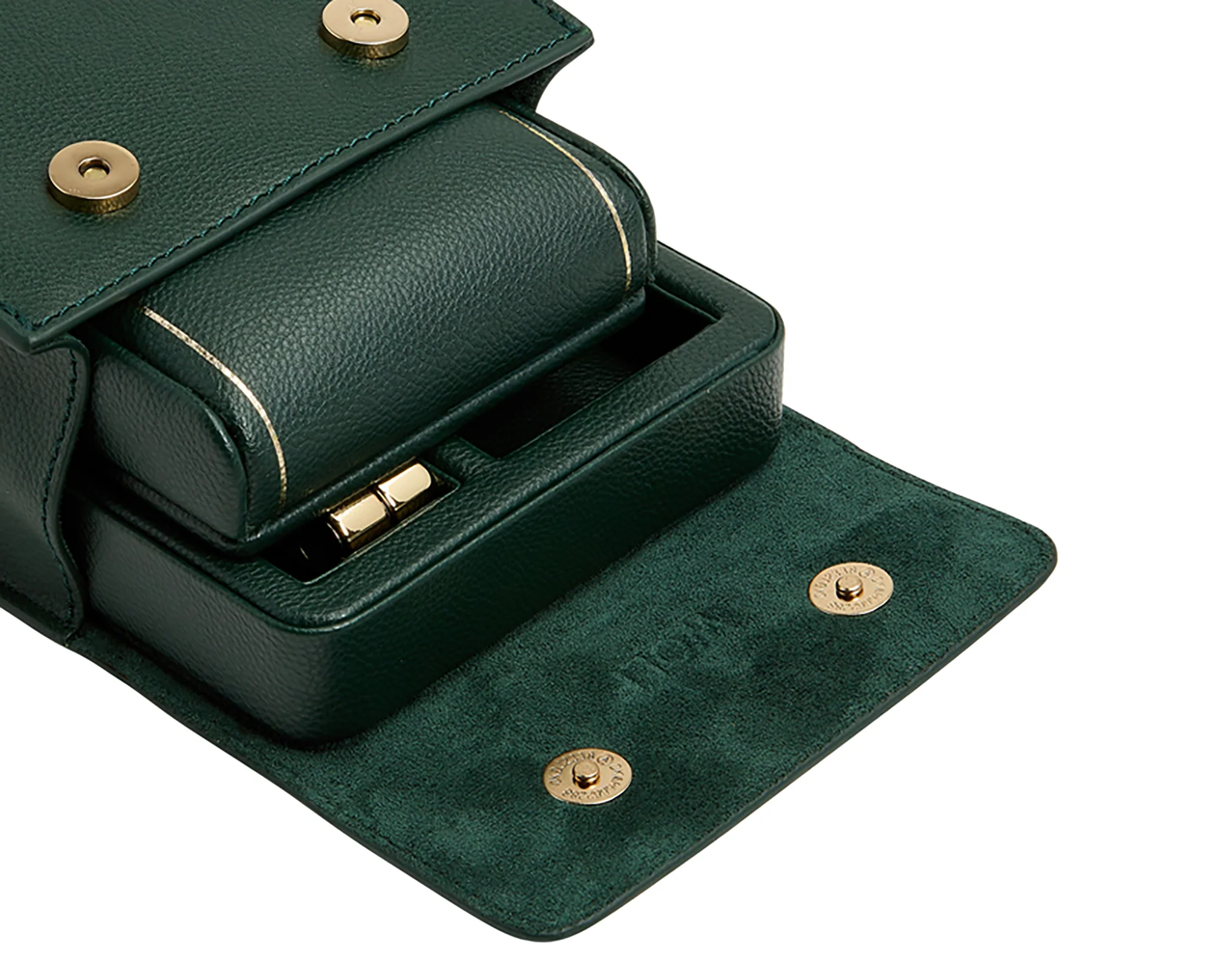 WOLF British Racing Green Single Travel Watch Stand - Image 5