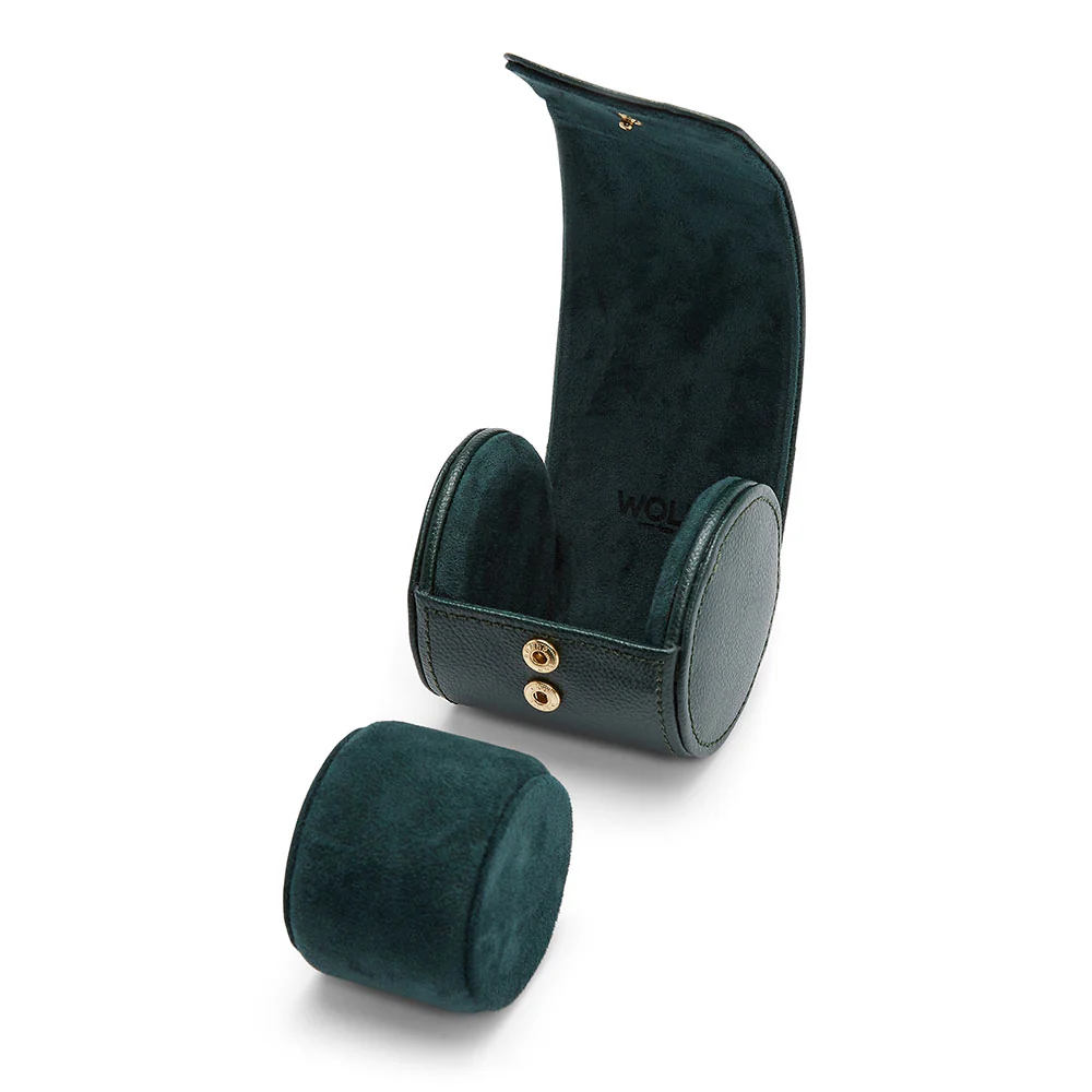 Wolf British Racing Green Single Watch Roll - Image 3