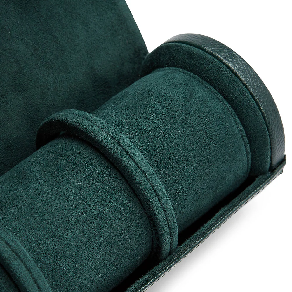 WOLF British Racing Green Triple Watch Roll - Image 6