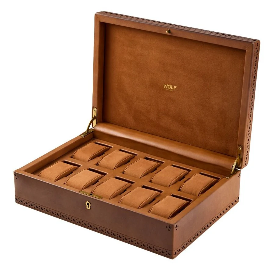Wolf Brogue 10 Piece Watch Box - Image 3