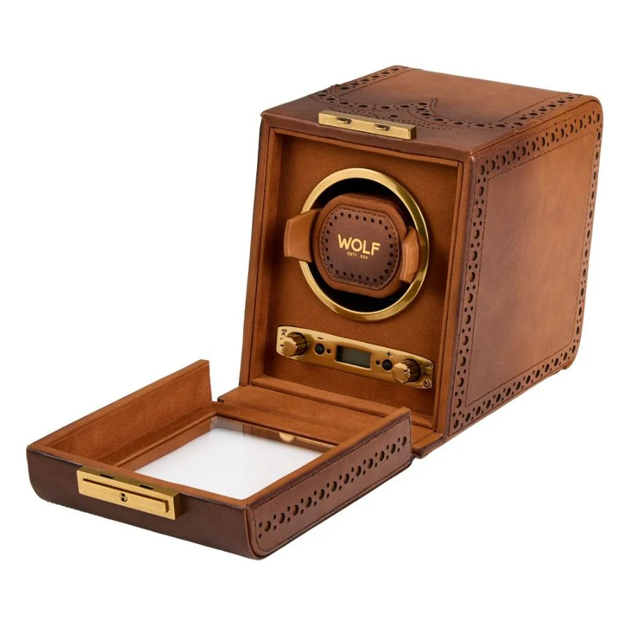 WOLF Brogue Single Watch Winder - Image 2