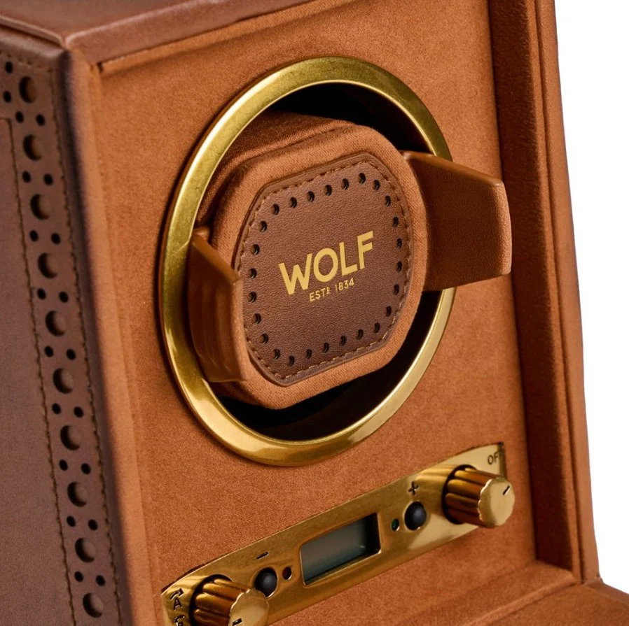 WOLF Brogue Single Watch Winder - Image 4