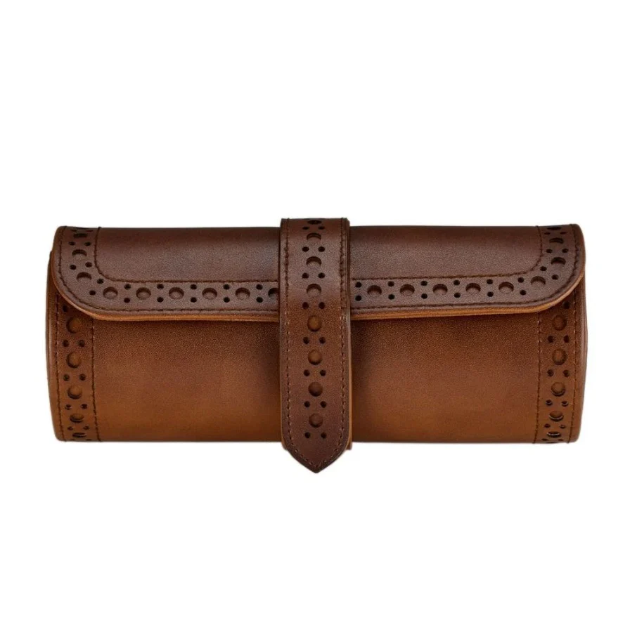 Wolf Brogue Triple Watch Roll