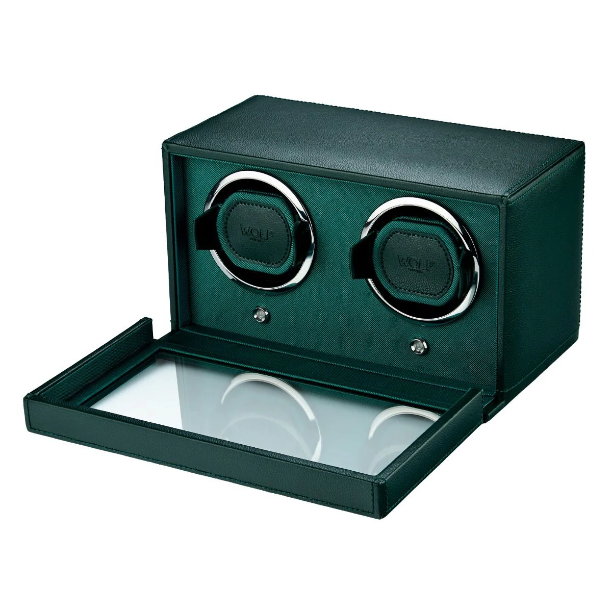WOLF Cub Double Green Watch Winder with Cover - ONLINE EXCLUSIVE - Image 4