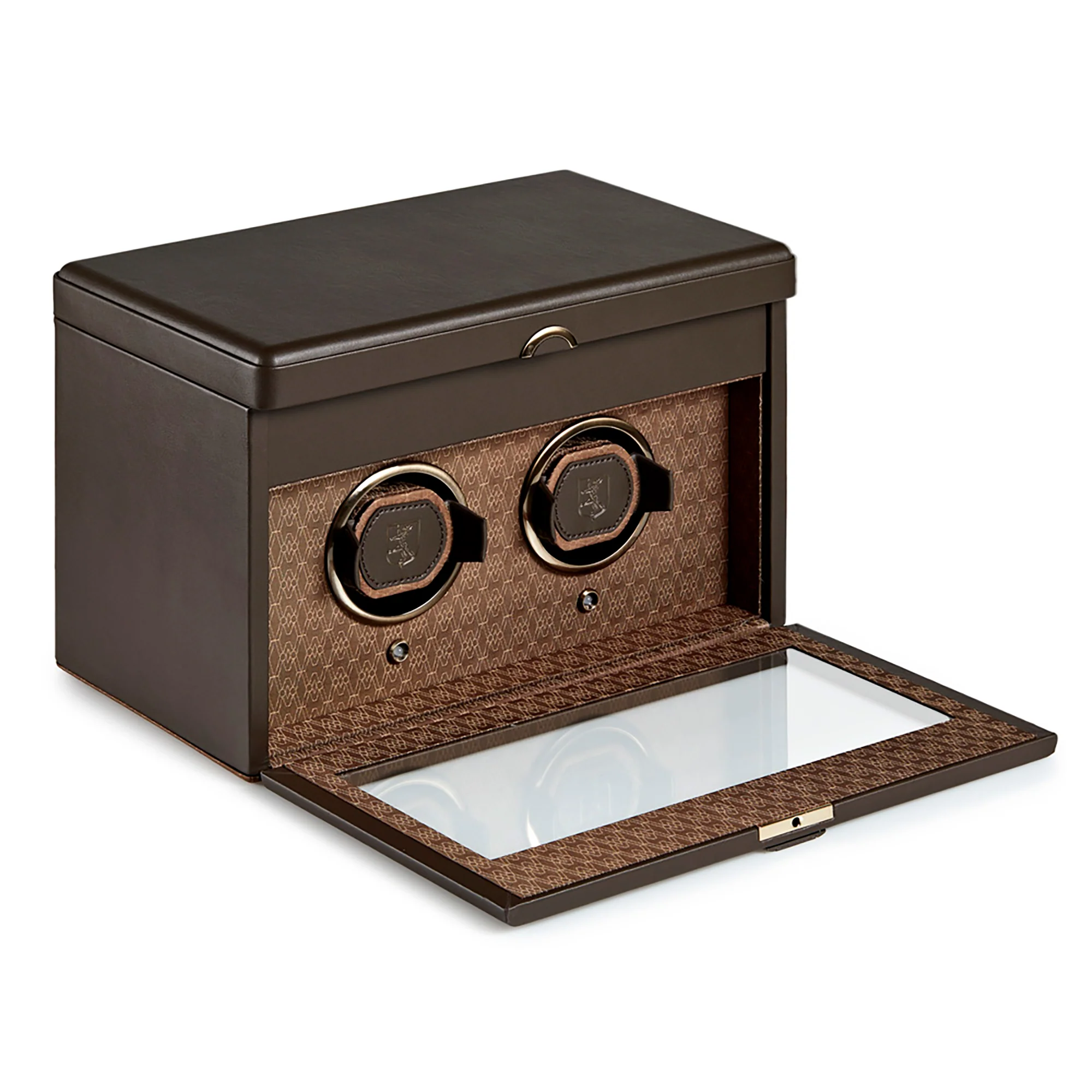 WOLF Earth Watch Winder Double Coffee - Image 3
