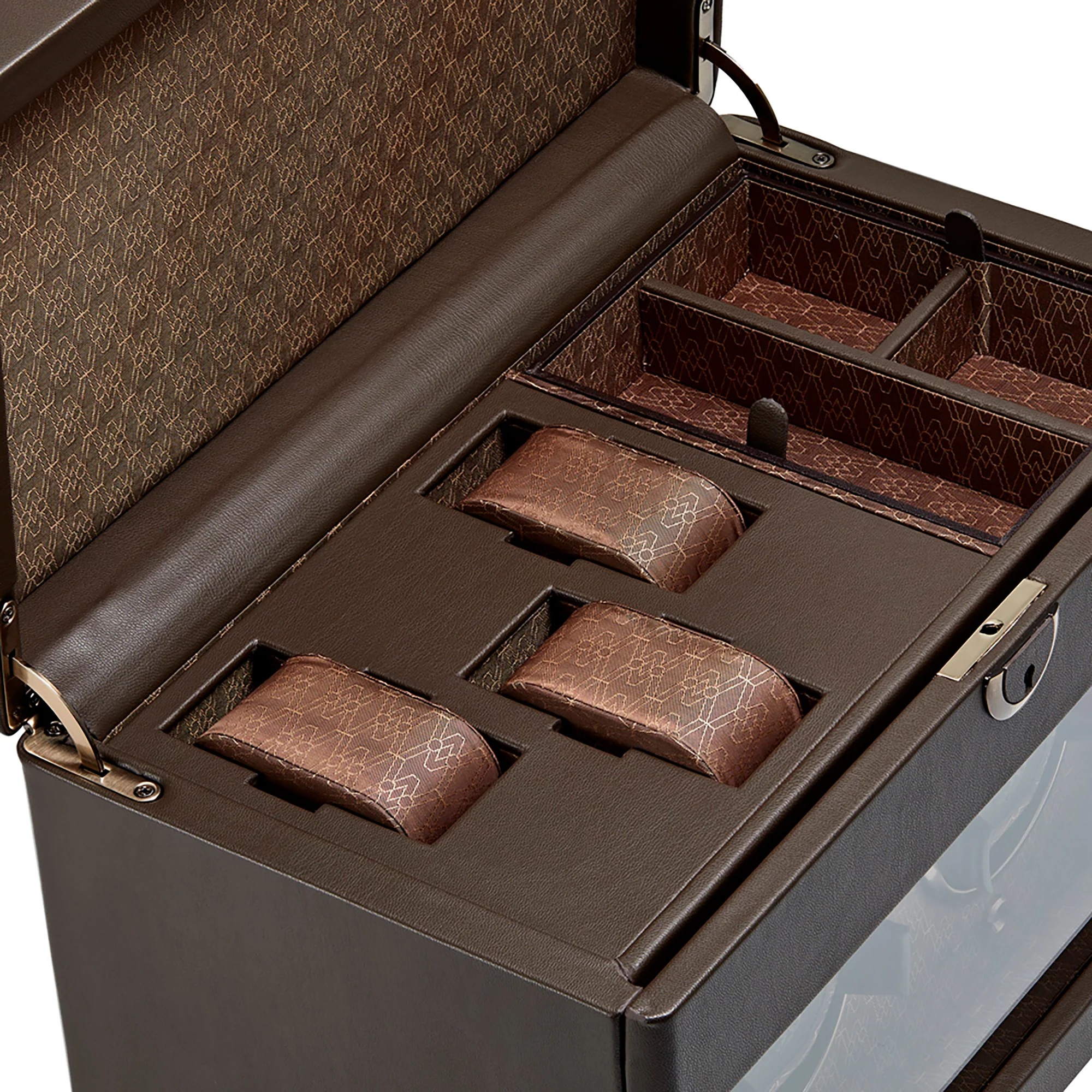 WOLF Earth Watch Winder Double Coffee - Image 5