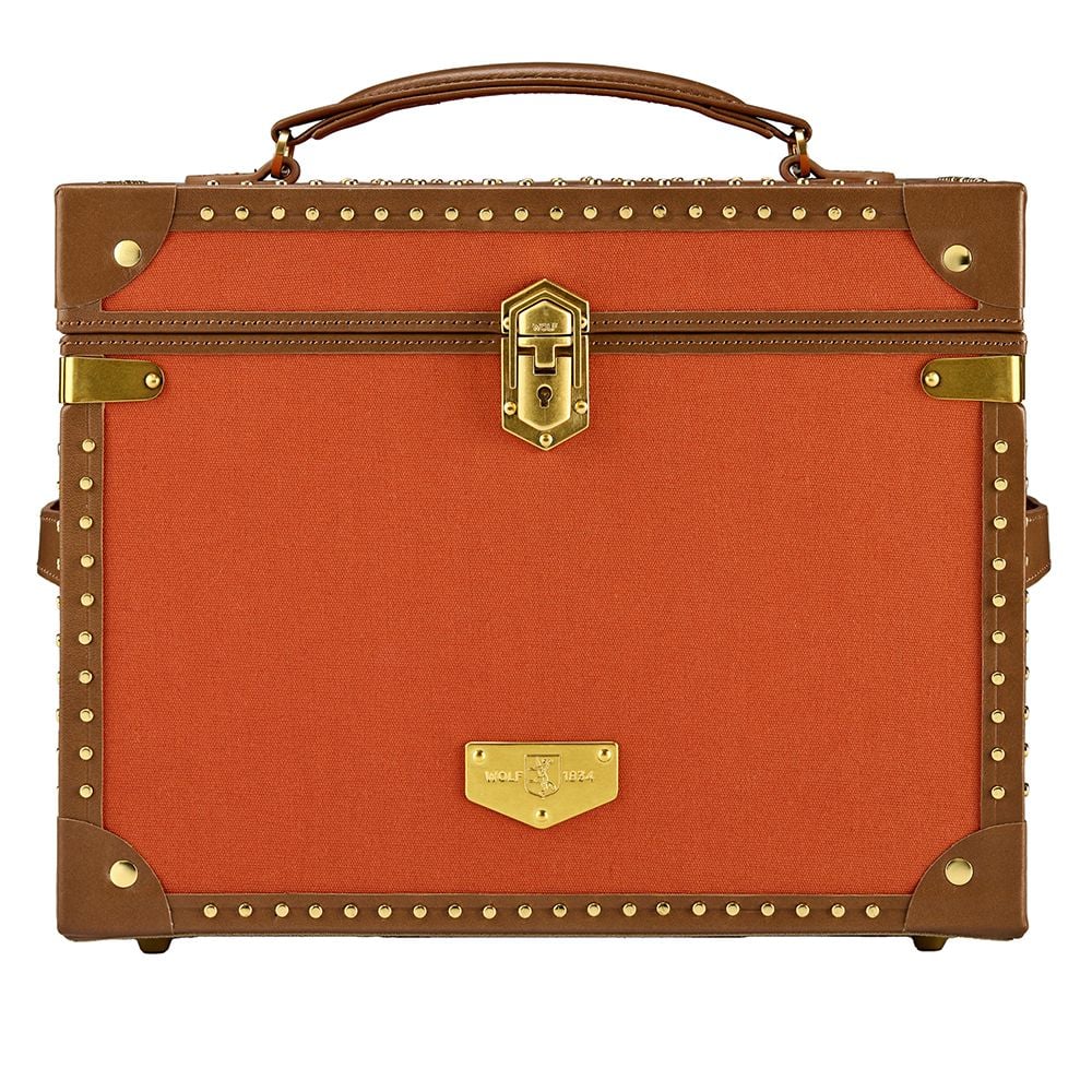 WOLF Ida 190th Anniversary Orange Trunk Jewellery Box - ONLINE EXCLUSIVE