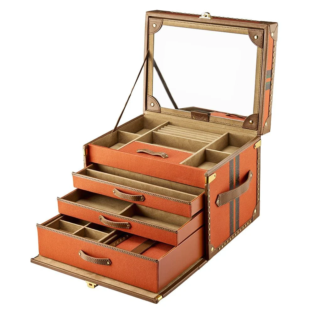 WOLF Ida 190th Anniversary Orange Trunk Jewellery Box - ONLINE EXCLUSIVE - Image 3