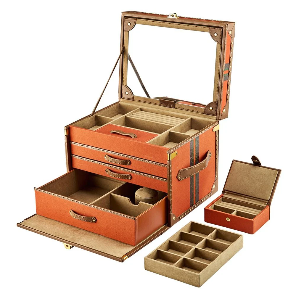 WOLF Ida 190th Anniversary Orange Trunk Jewellery Box - ONLINE EXCLUSIVE - Image 4