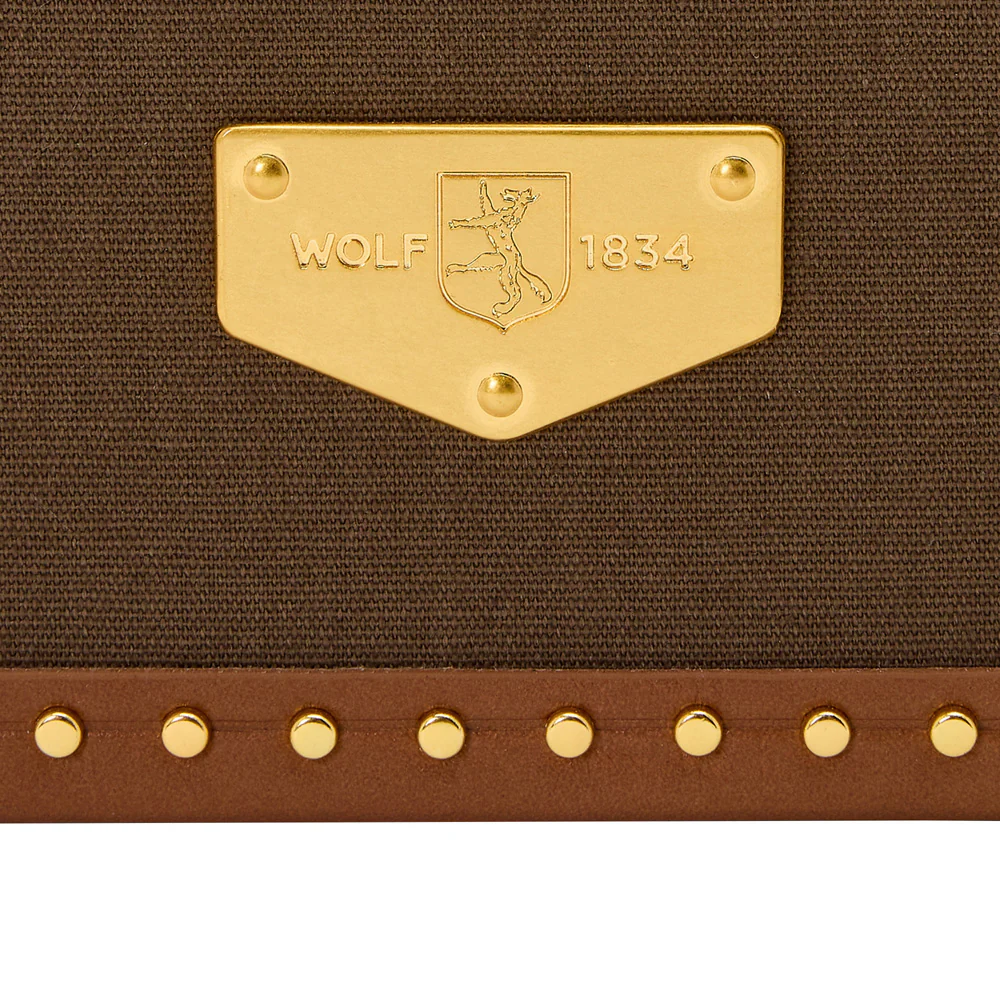 WOLF Ida 190th Anniversary Khaki Trunk Jewellery Box - Image 7