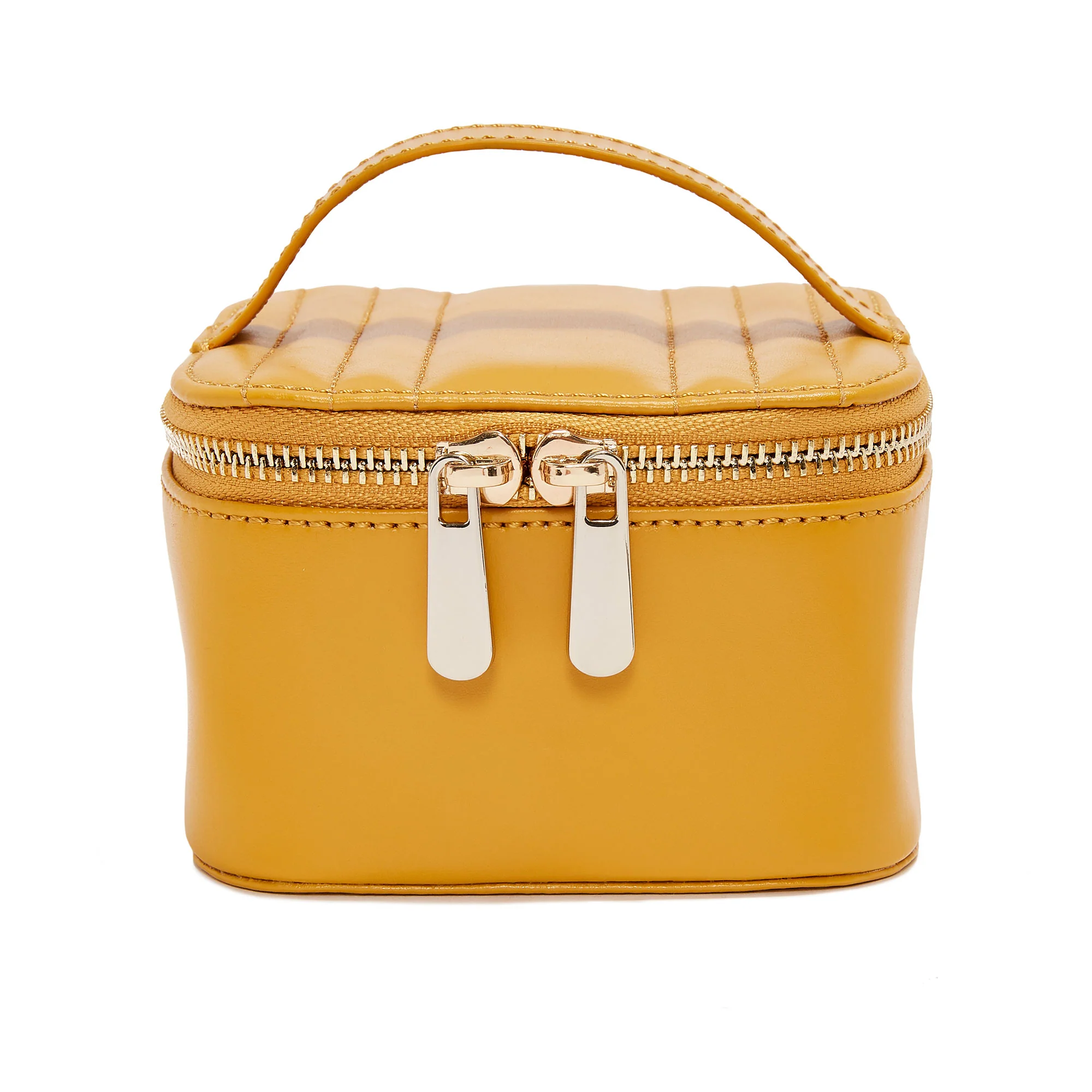 Wolf Maria Mustard Zip Jewellery Cube - Image 3