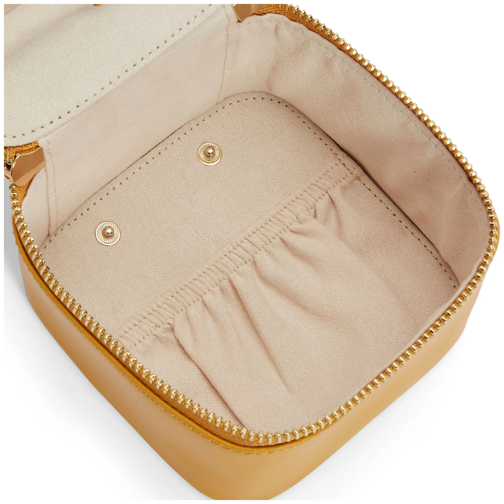 Wolf Maria Mustard Zip Jewellery Cube - Image 6