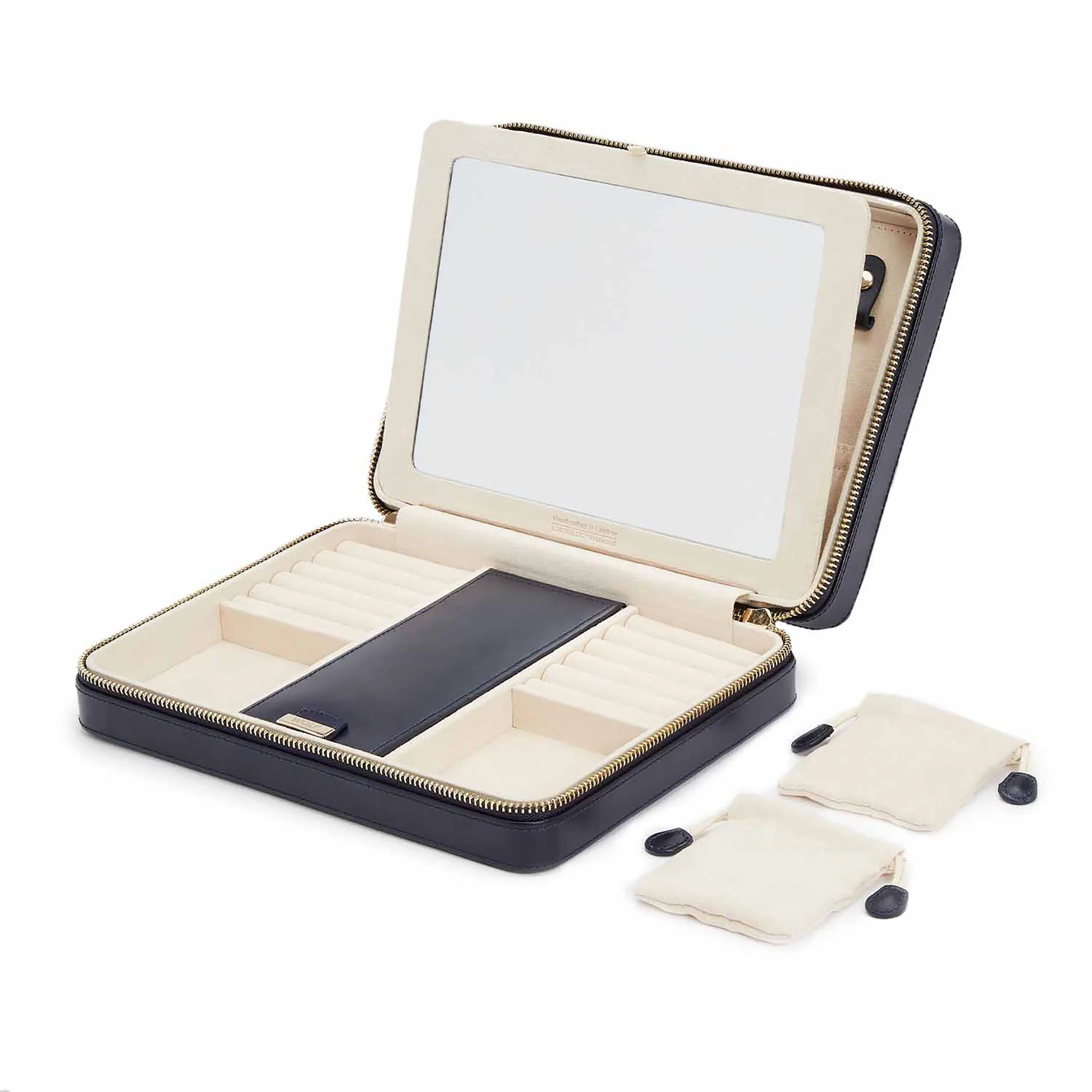 Wolf Maria Navy Large Zip Case - Image 5
