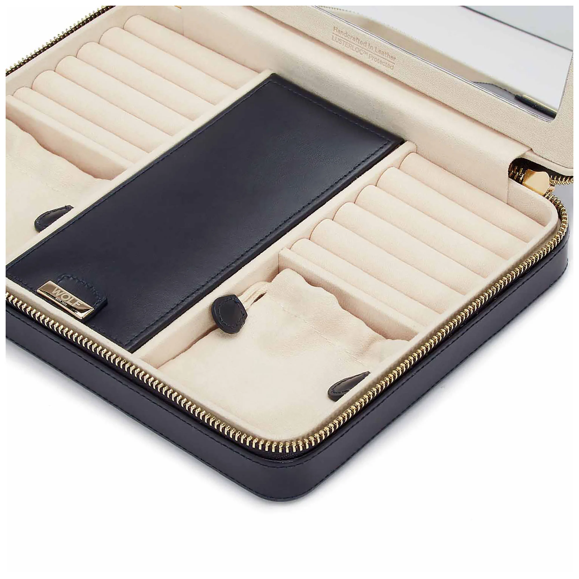 Wolf Maria Navy Large Zip Case - Image 6