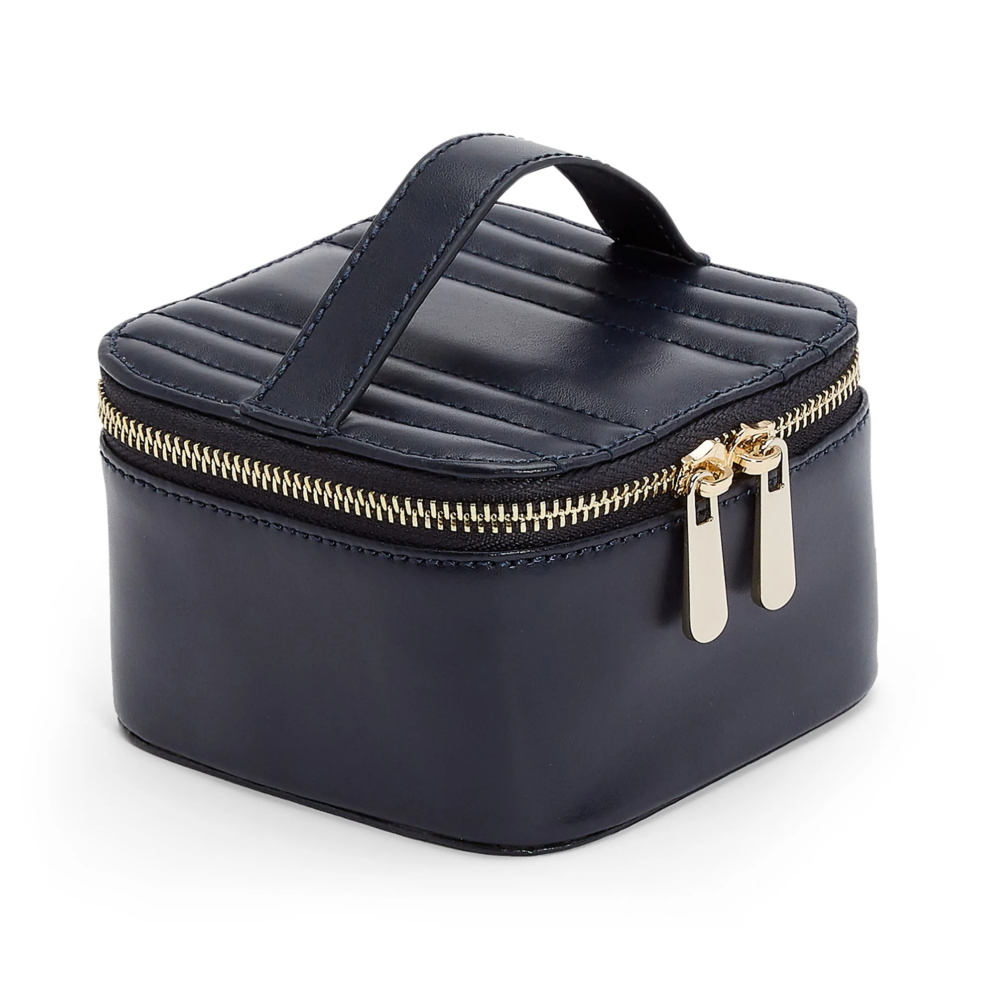 Wolf Maria Navy Zip Jewellery Cube - Image 4