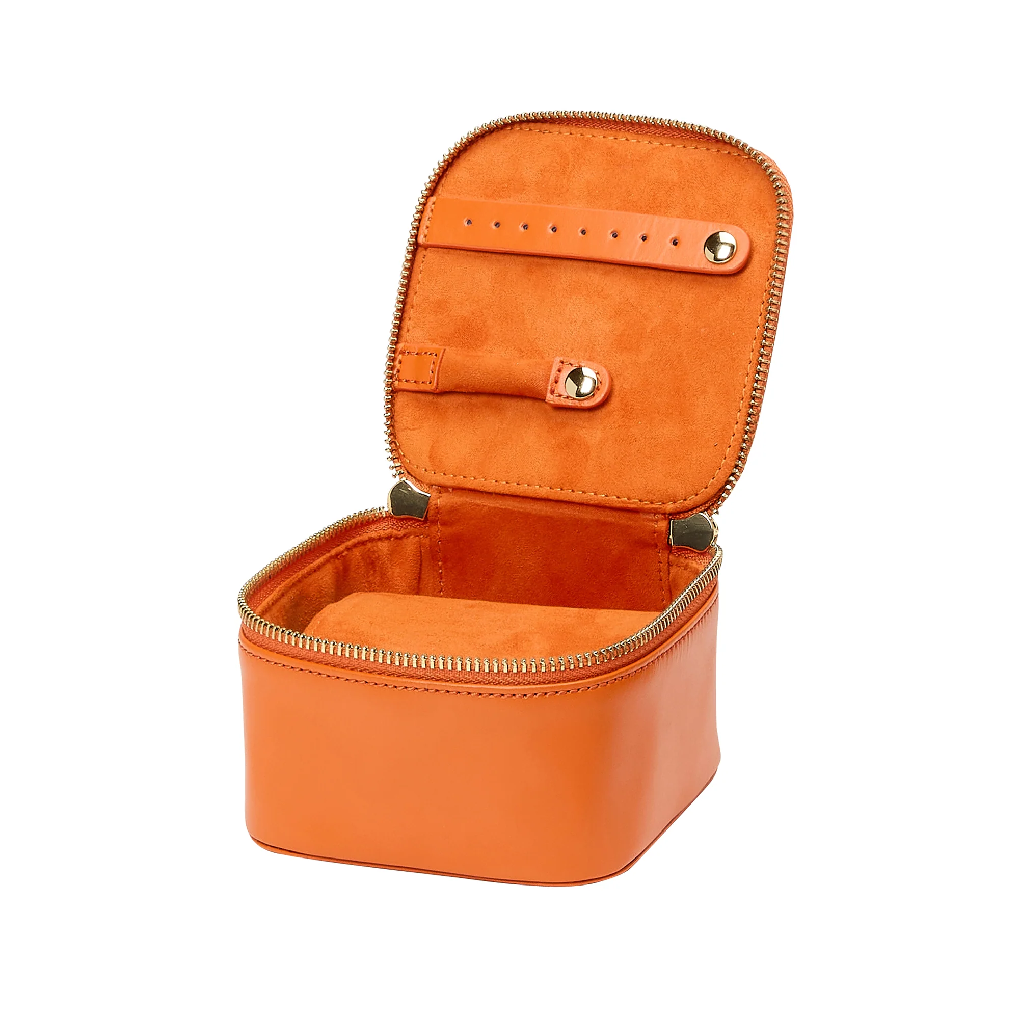 WOLF Maria Tangerine Zip Jewellery Cube - Image 2