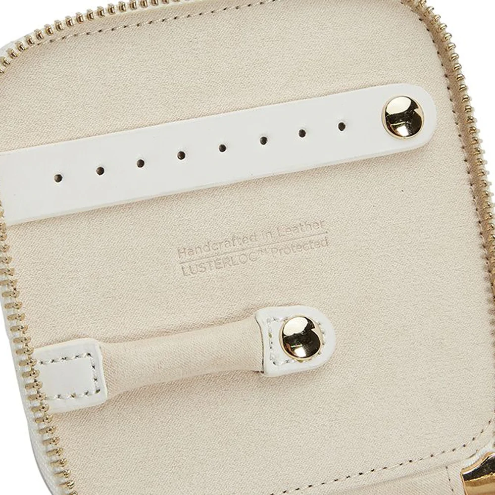 Wolf Maria White Zip Jewellery Cube - Image 4