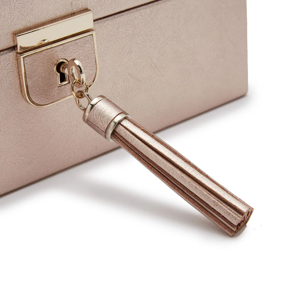 WOLF Palermo 6 Piece Rose Gold Watch Box - Image 5