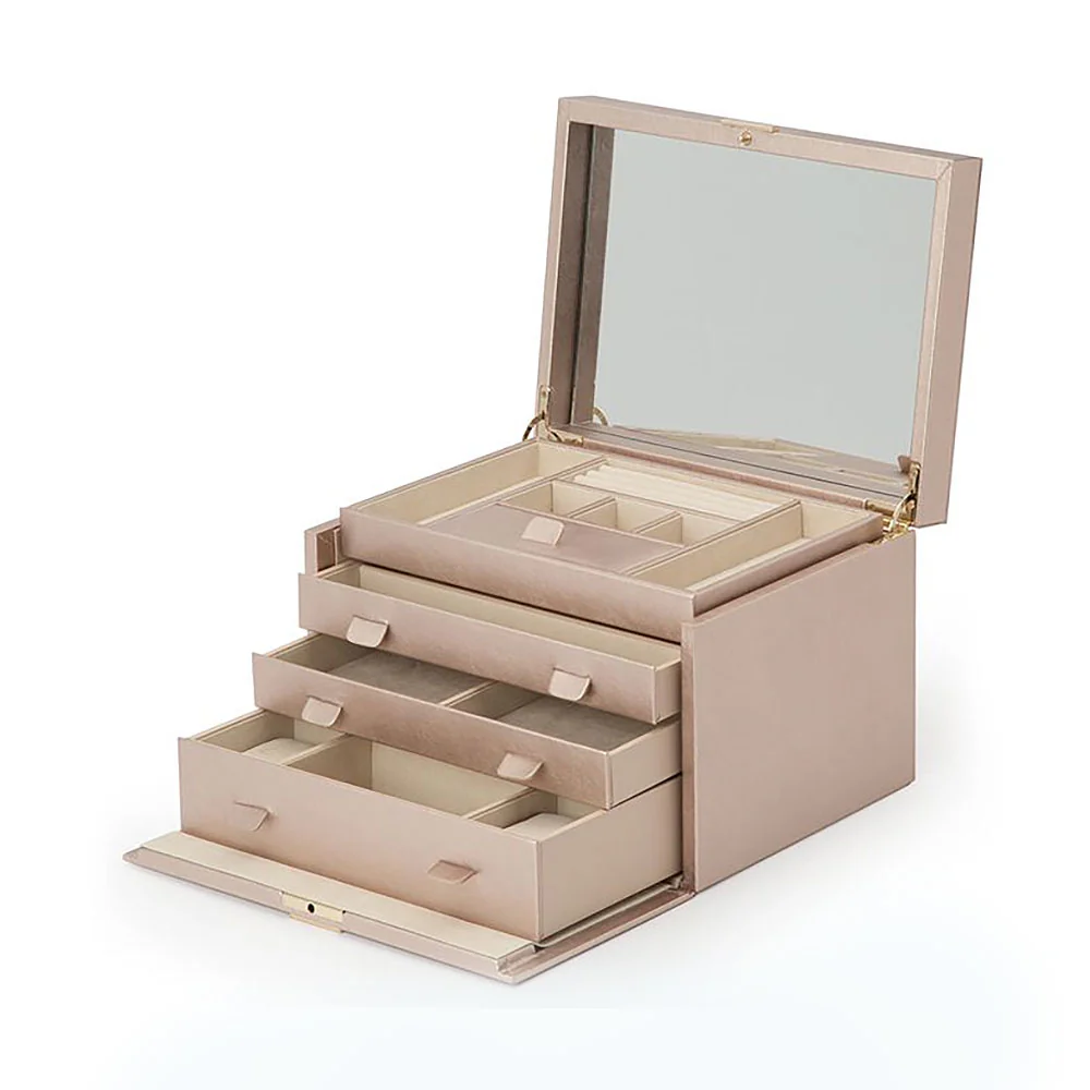 WOLF Palermo Rose Gold Large Jewellery Box - Image 2