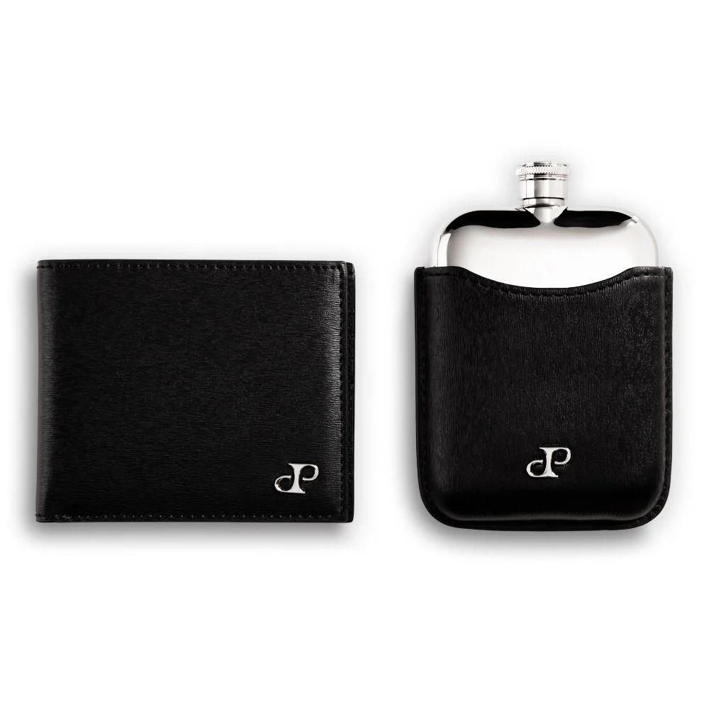 Wolf Philipp Billfold and Hip Flask Gift Set - Image 2