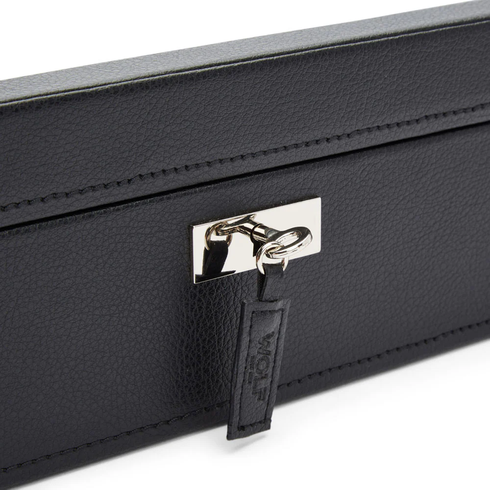 WOLF Roadster 8 Piece Black Watch Box - Image 5