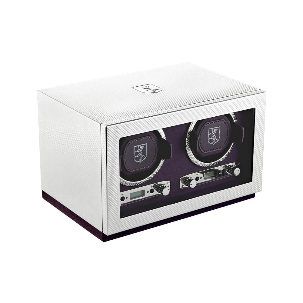 WOLF Silver 190th Anniversary Double Watch Winder - ONLINE EXCLUSIVE - Image 2