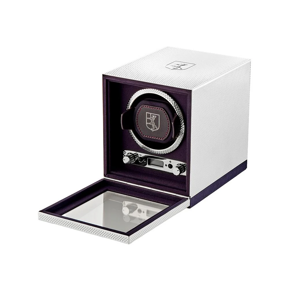 WOLF Silver 190th Anniversary Single Watch Winder - ONLINE EXCLUSIVE - Image 2