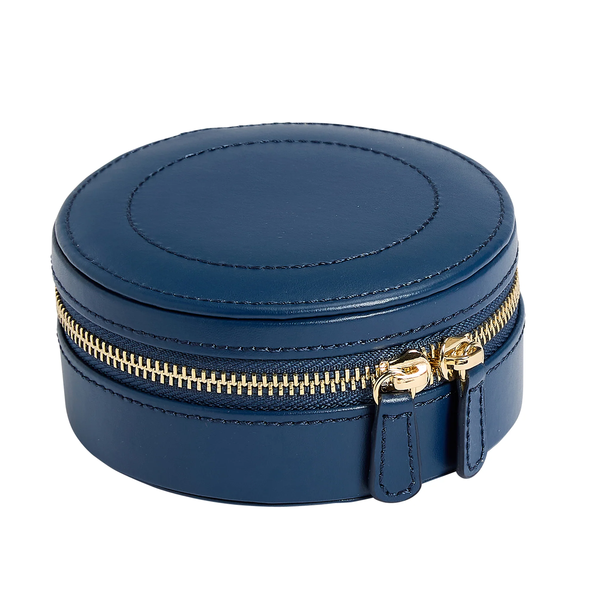 WOLF Sophia Indigo Round Mini Zip Case - Image 3