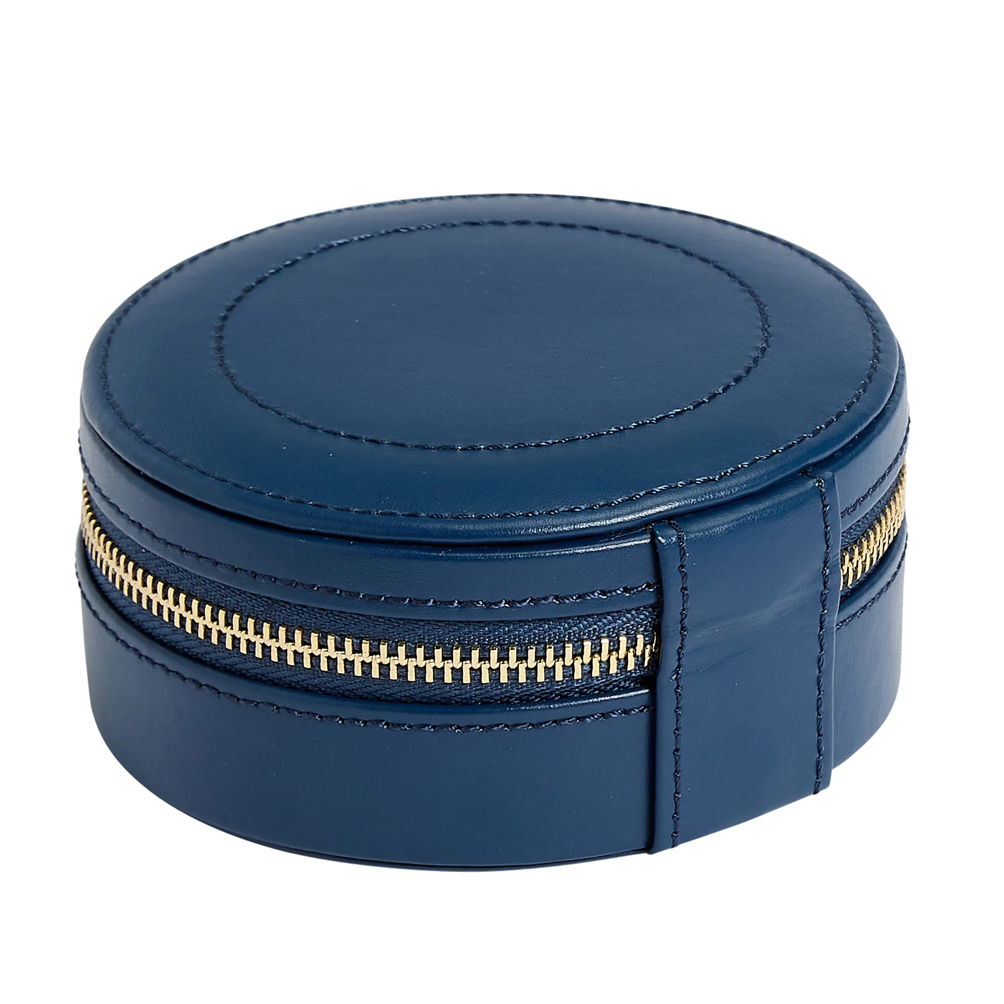 WOLF Sophia Indigo Round Mini Zip Case - Image 6