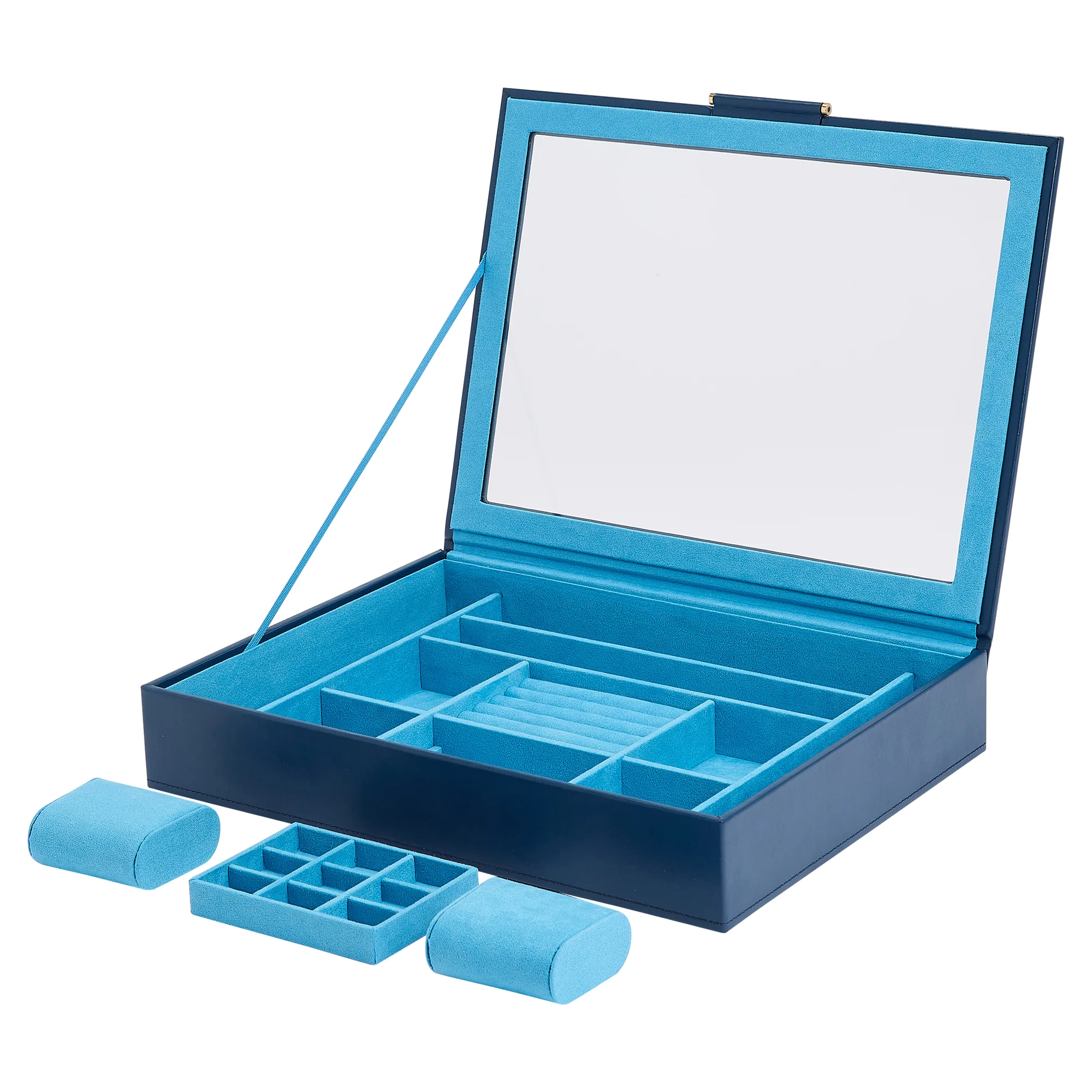 WOLF Sophia Jewellery Box with Window - Image 4