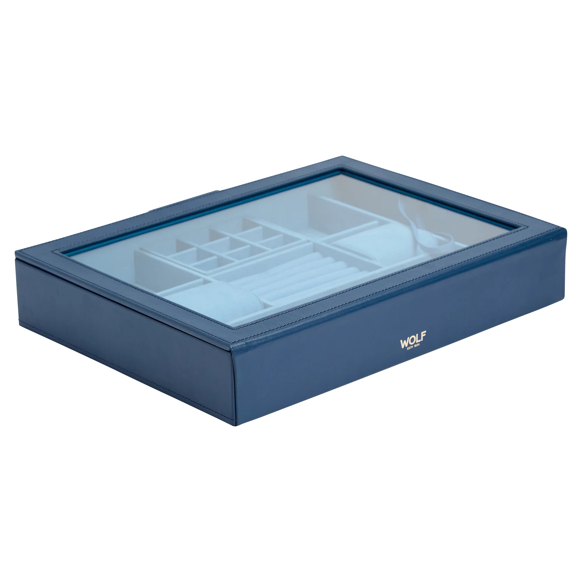 WOLF Sophia Jewellery Box with Window - Image 6