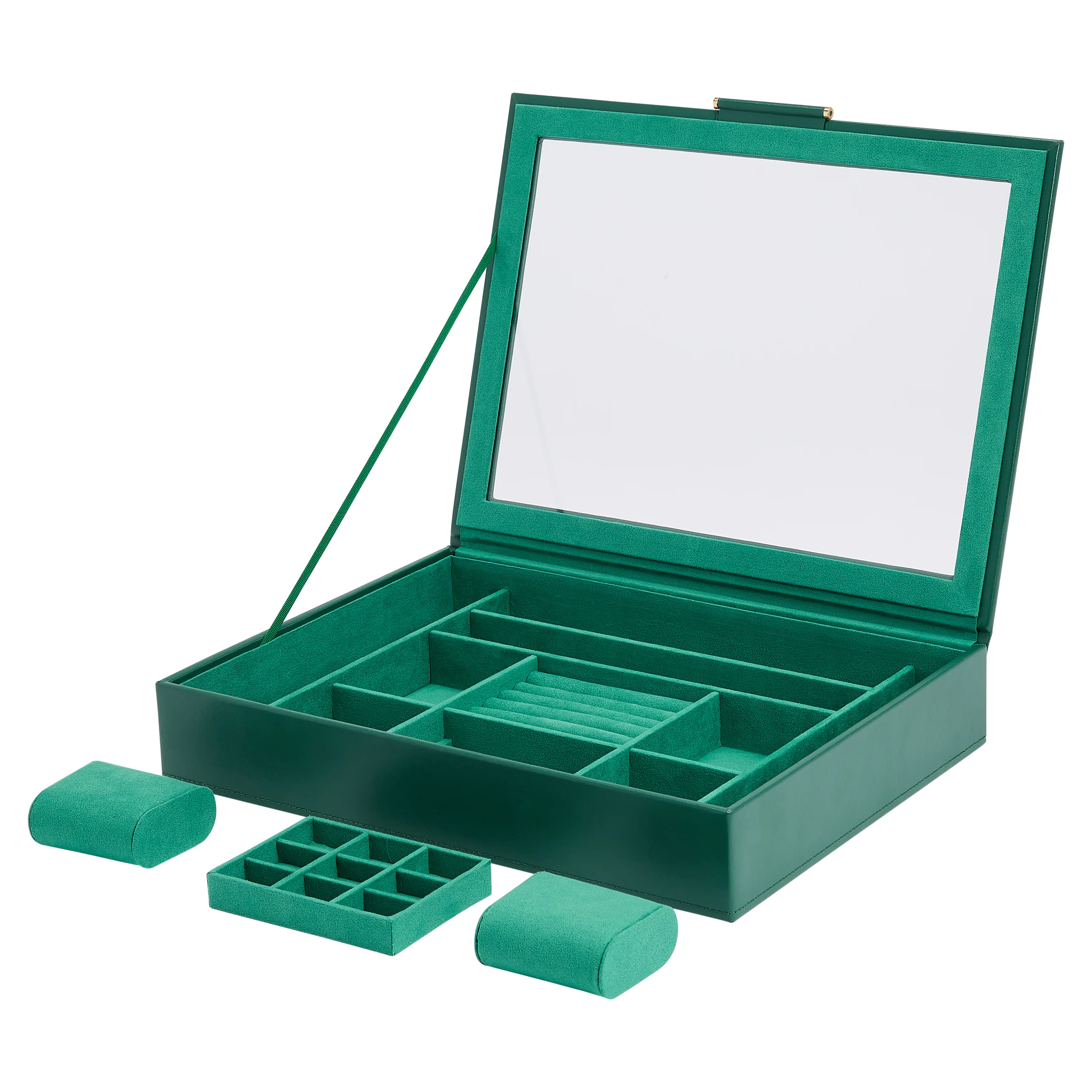 WOLF Sophia Jewellery Box with Window - Image 4