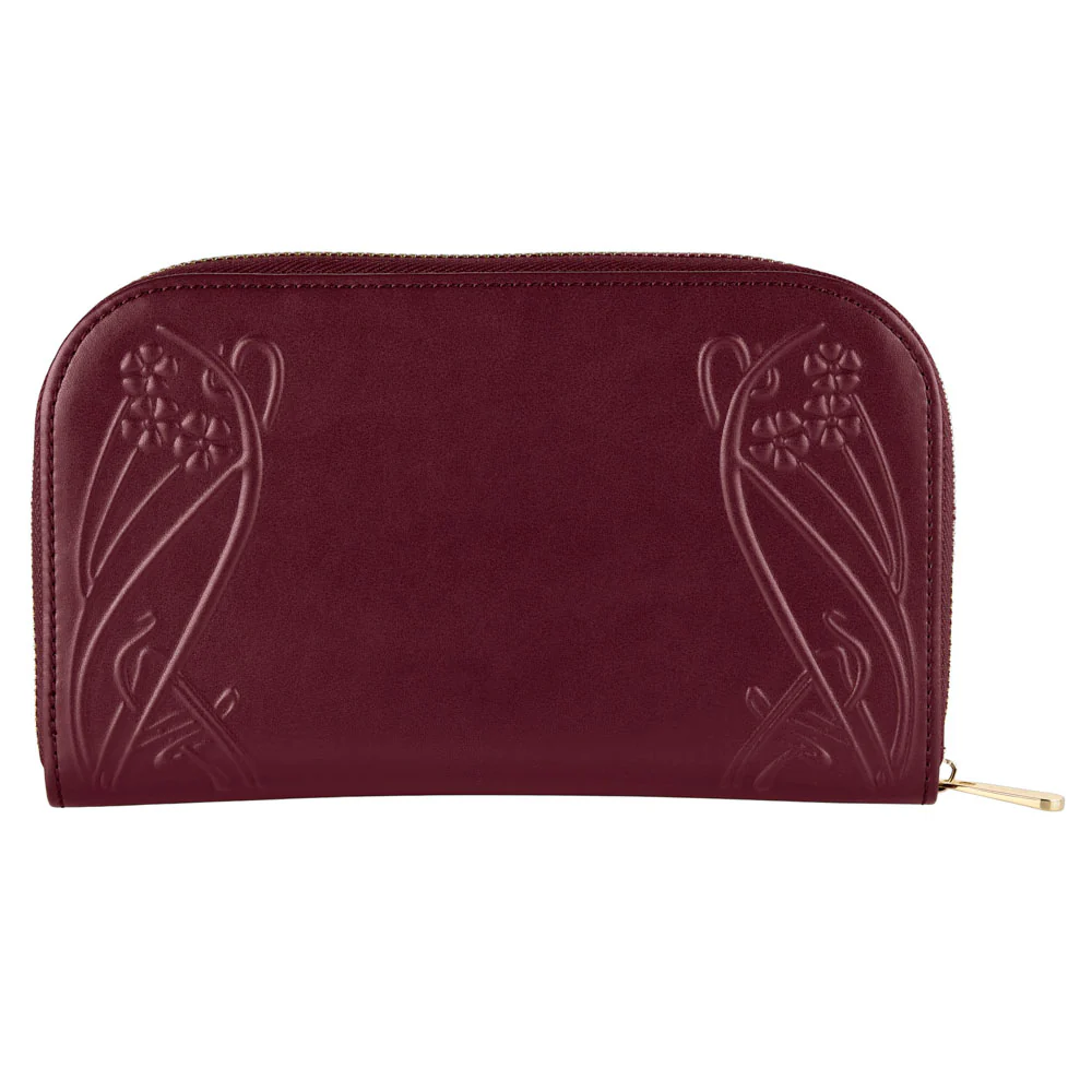 WOLF X LIBERTY Ianthe Burgundy Travel Jewellery Portfolio