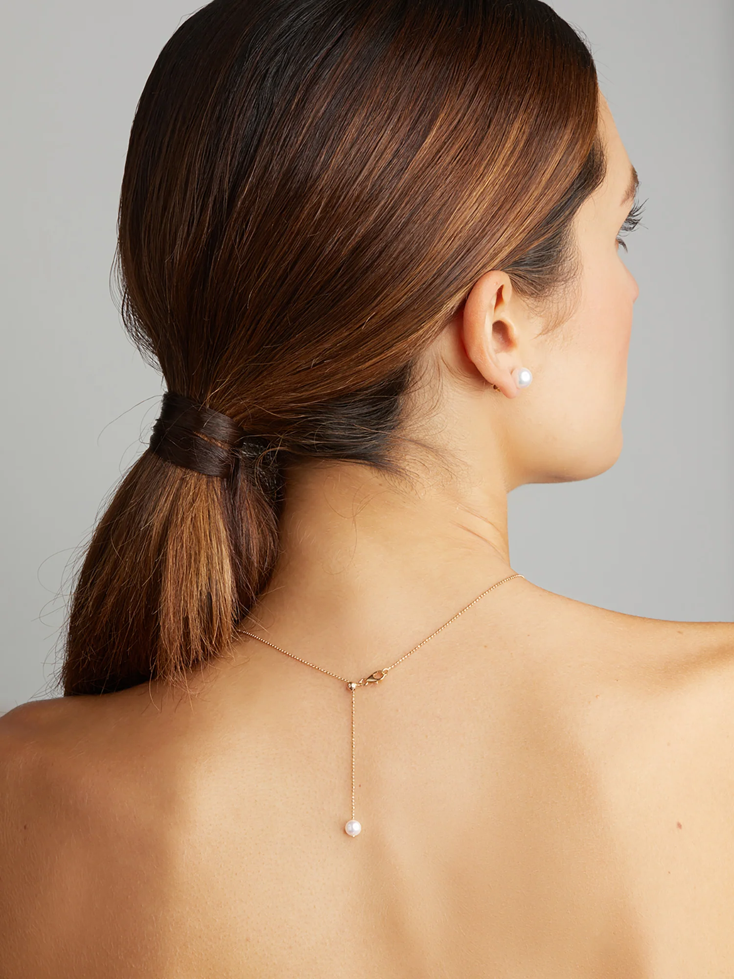 Yana Nesper Akoya Pearl 18ct Yellow Gold Bubbles Necklace - Image 3